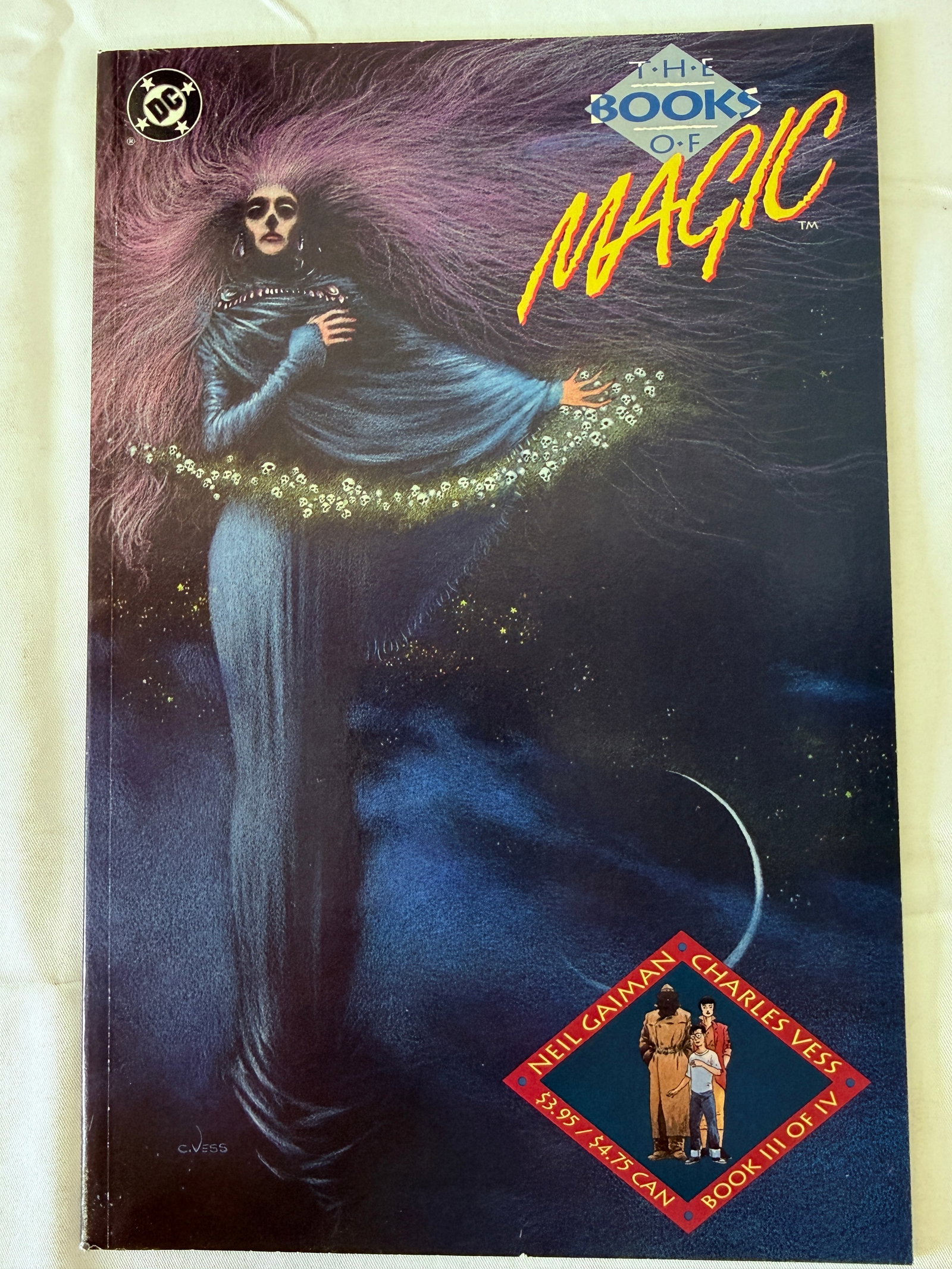 The Books of Magic #3 DC Comics Signed Neil Gaiman Charles Vess 1991 (1 of 3)