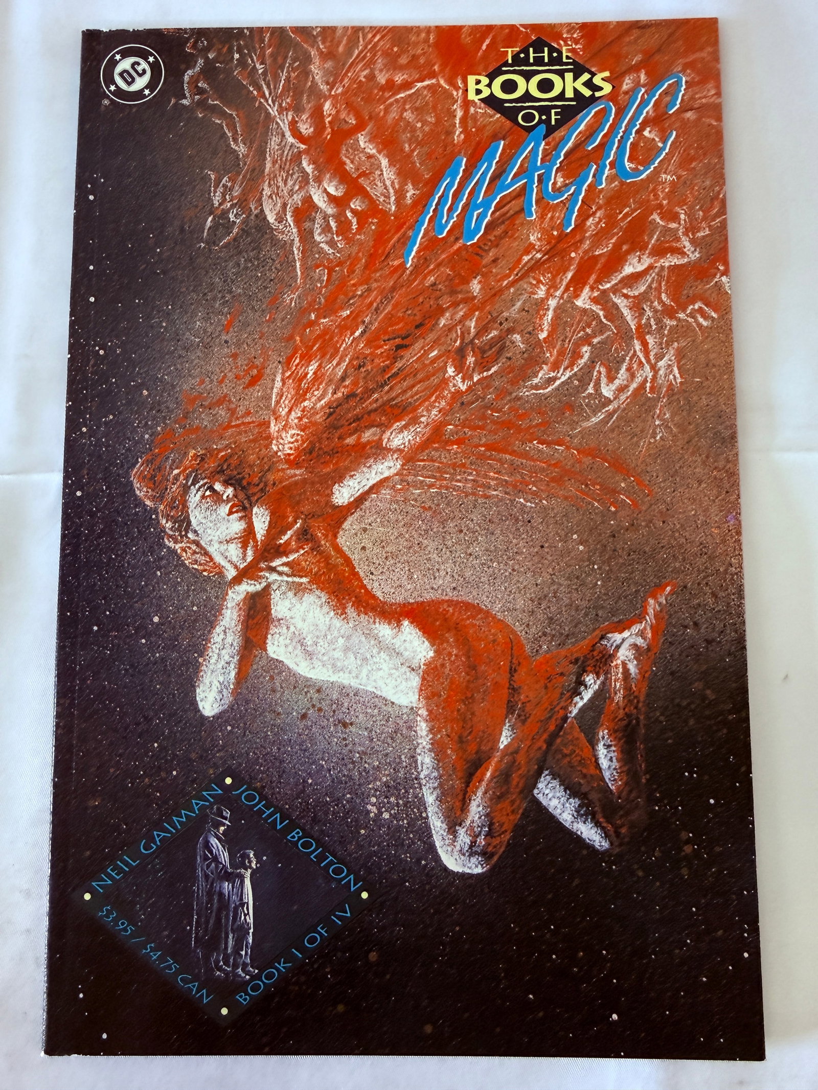 Books of Magic #1 DC Comics Signed Neil Gaiman John Bolton 1990 (1 of 3)