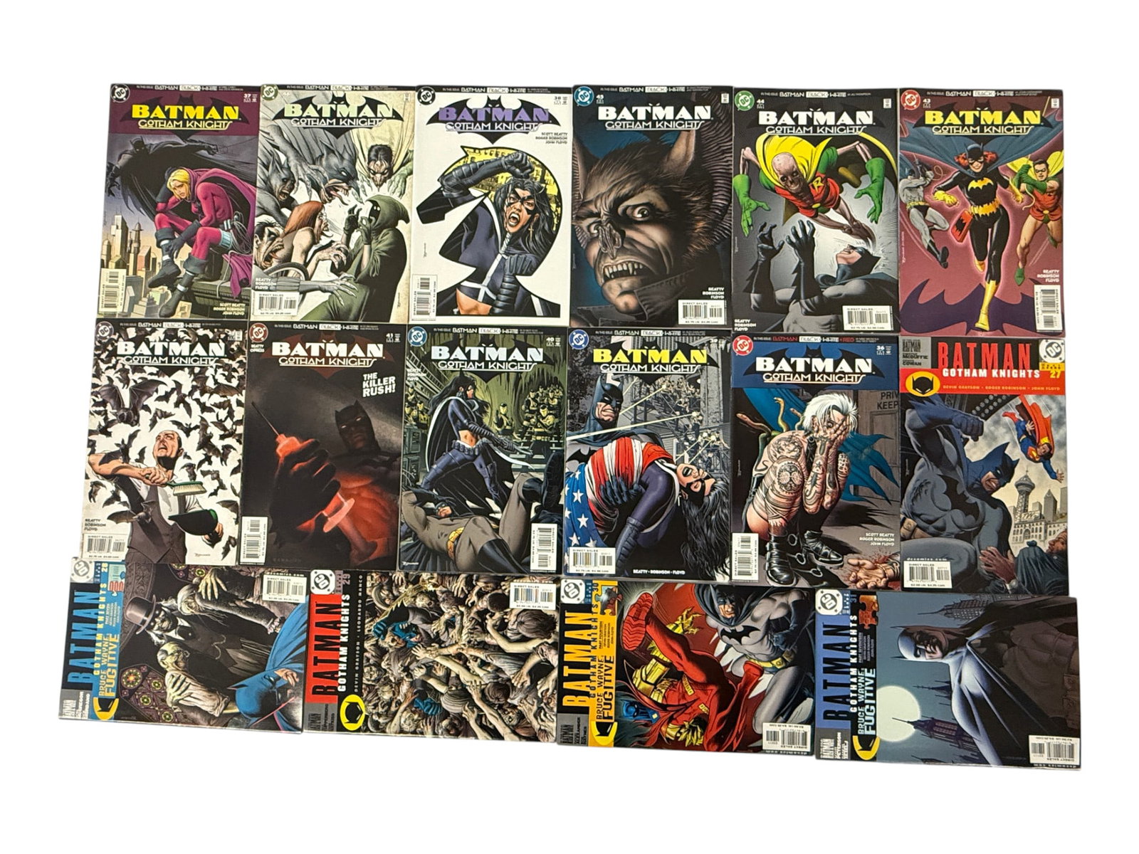 Batman Gotham Knights DC Comics Collection 18 Issues Including Bruce Wayne Fugitive (1 of 1)