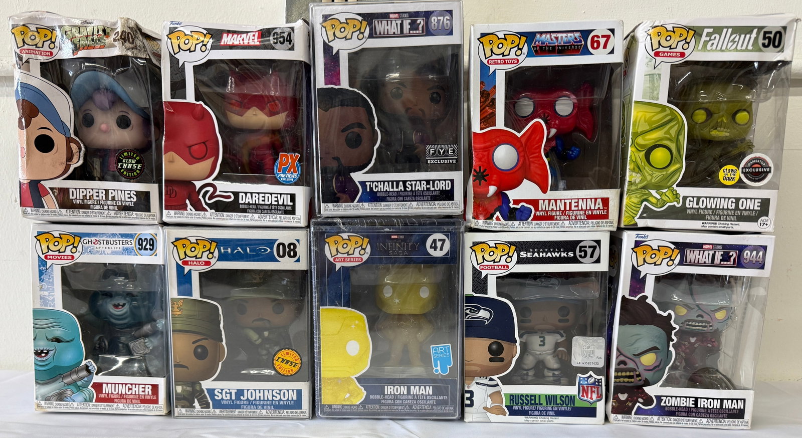 Funko Pop Vinyl Figures Collection x10 Marvel Halo Fallout Ghostbusters NFL: Funko Pop Vinyl Figures Collection x10 Marvel Halo Fallout Ghostbusters NFL