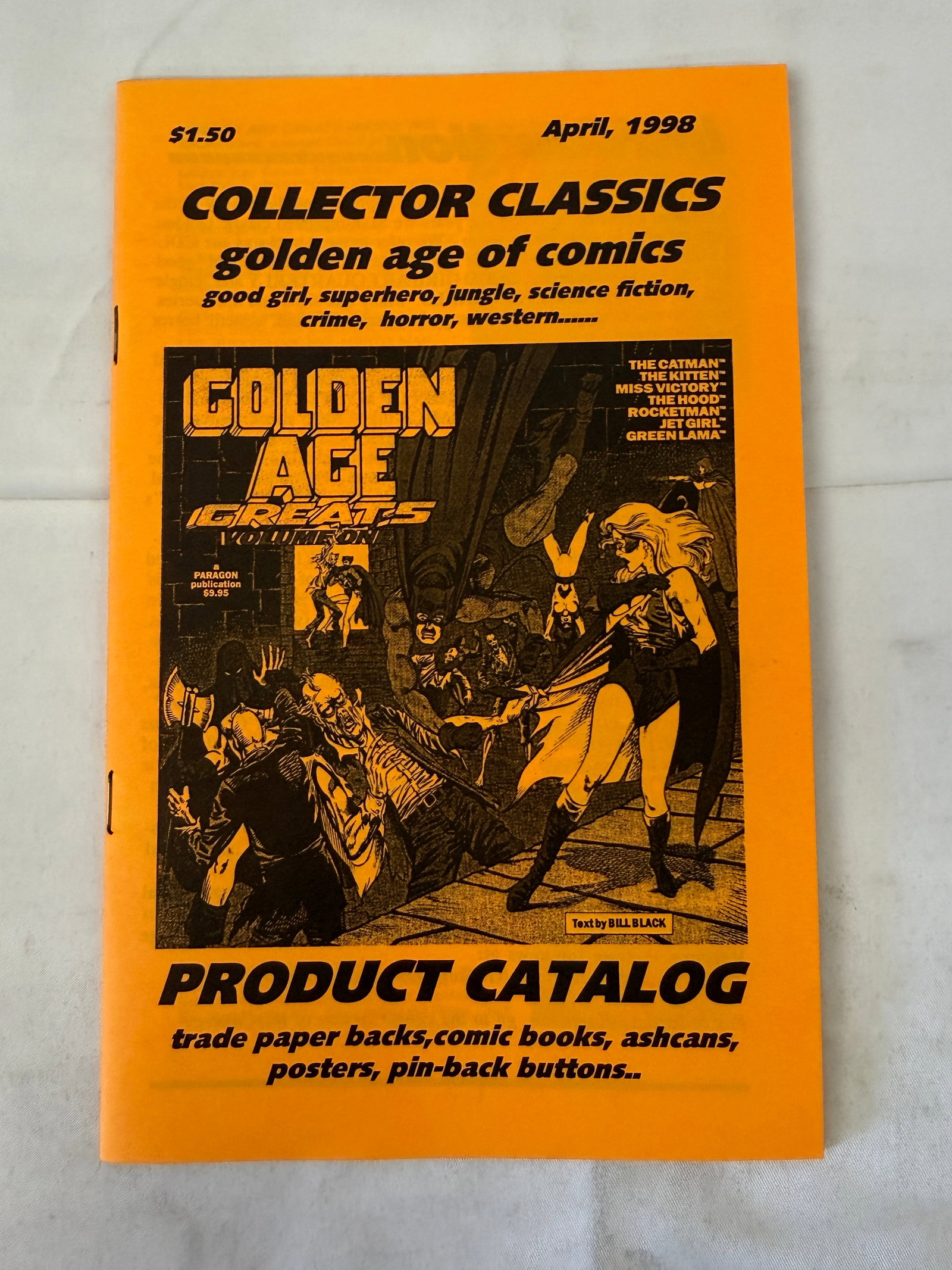 AC Comics 1998 Collector Classics & Femforce Product Catalogs Golden Age (1 of 3)