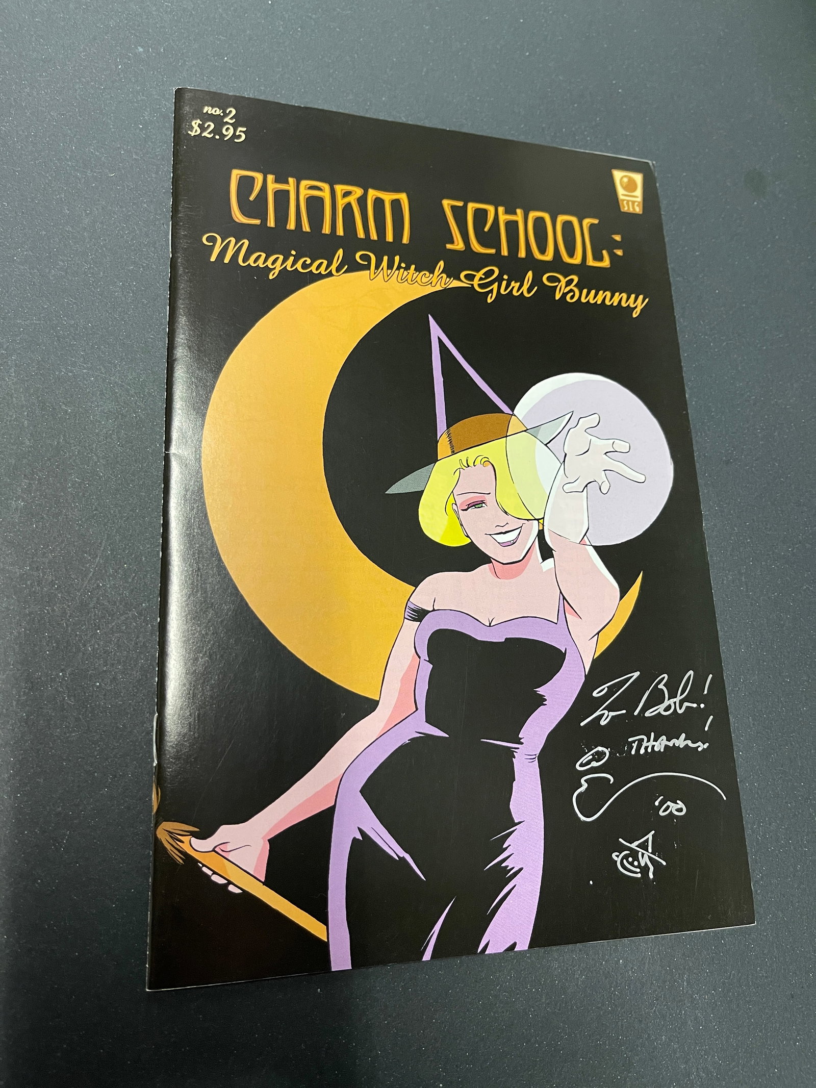 Charm School: Magical Witch Girl Bunny #2 Signed Comic Book Slave Labor Graphics (1 of 2)