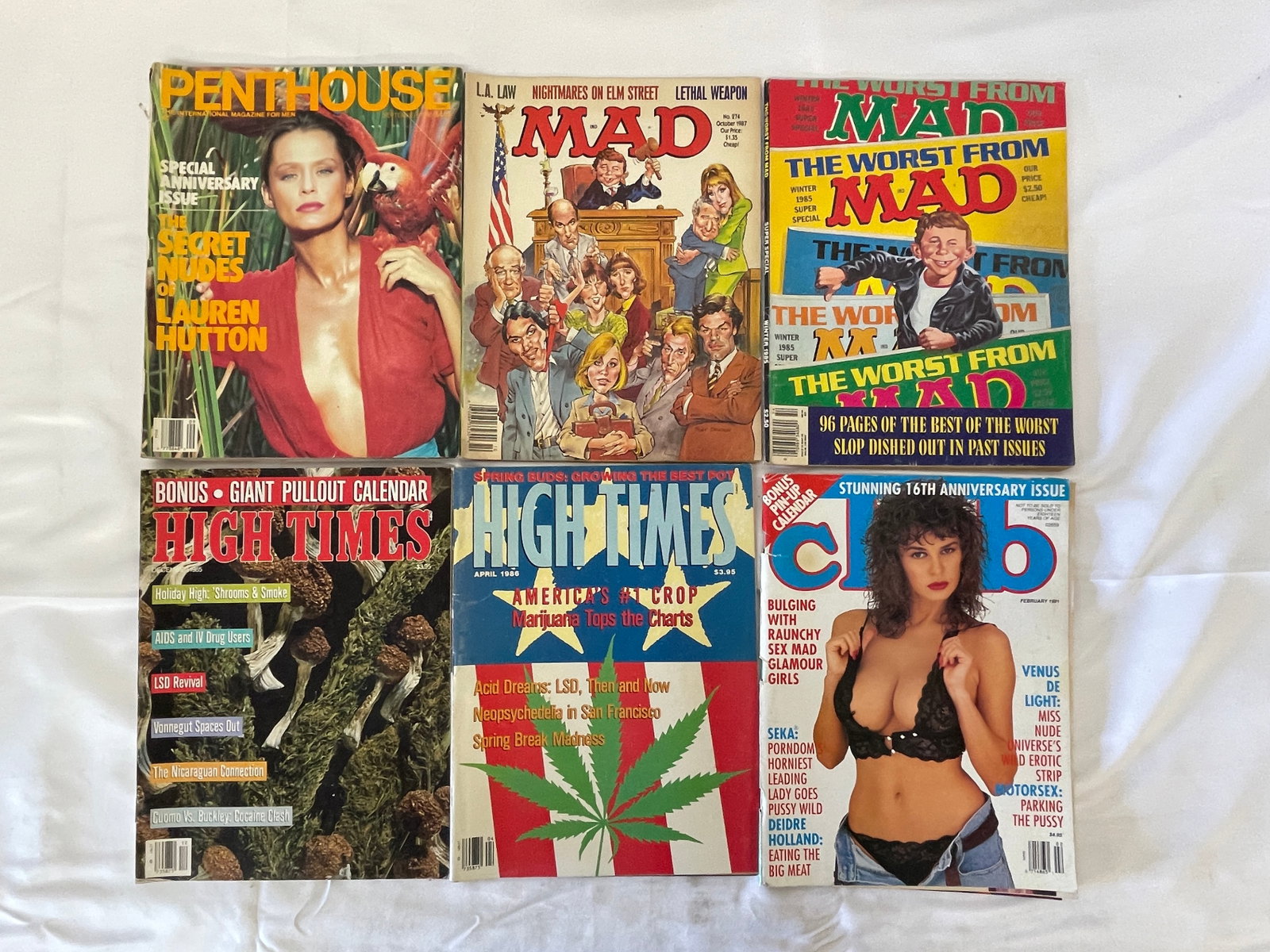 Vintage Adult Magazine Collection Lot: Vintage Adult Magazine Collection Lot