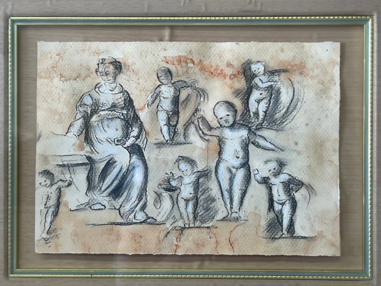 17th Century Italian Old Master Sketch & Gouache, Style of Tintoretto - 2
