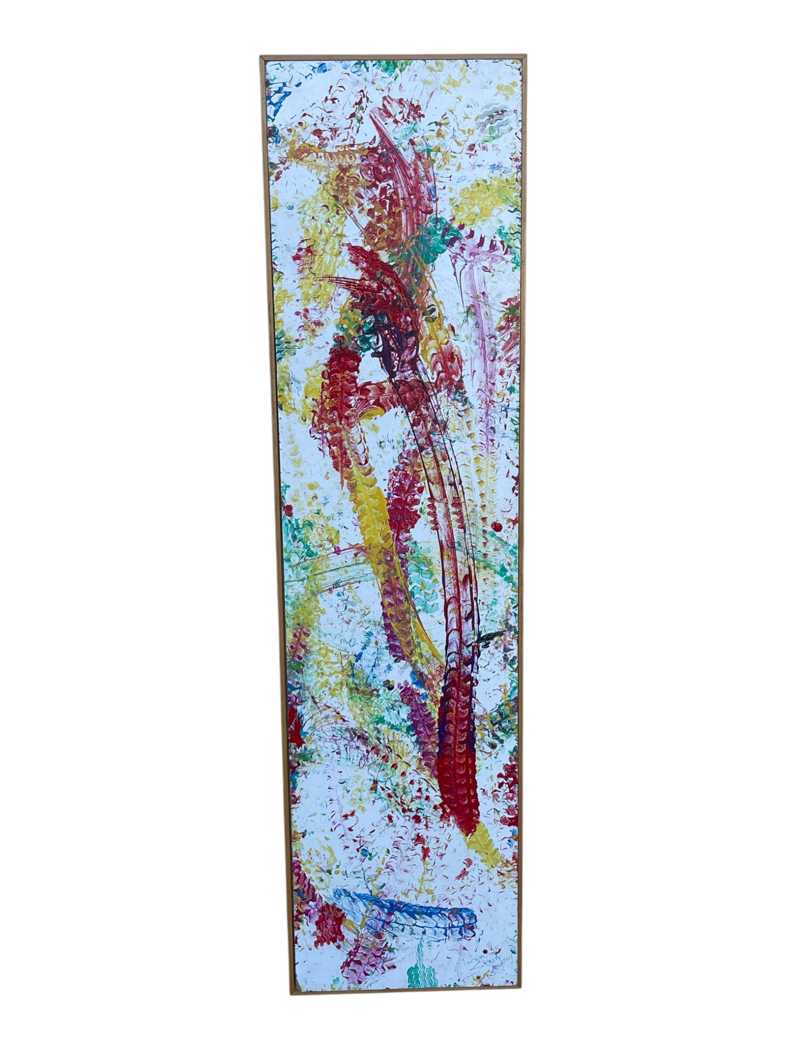 Tommy Hollenstein 'Faith' Acrylic on Masonite Abstract Painting LACMA 2008 (1 of 7)