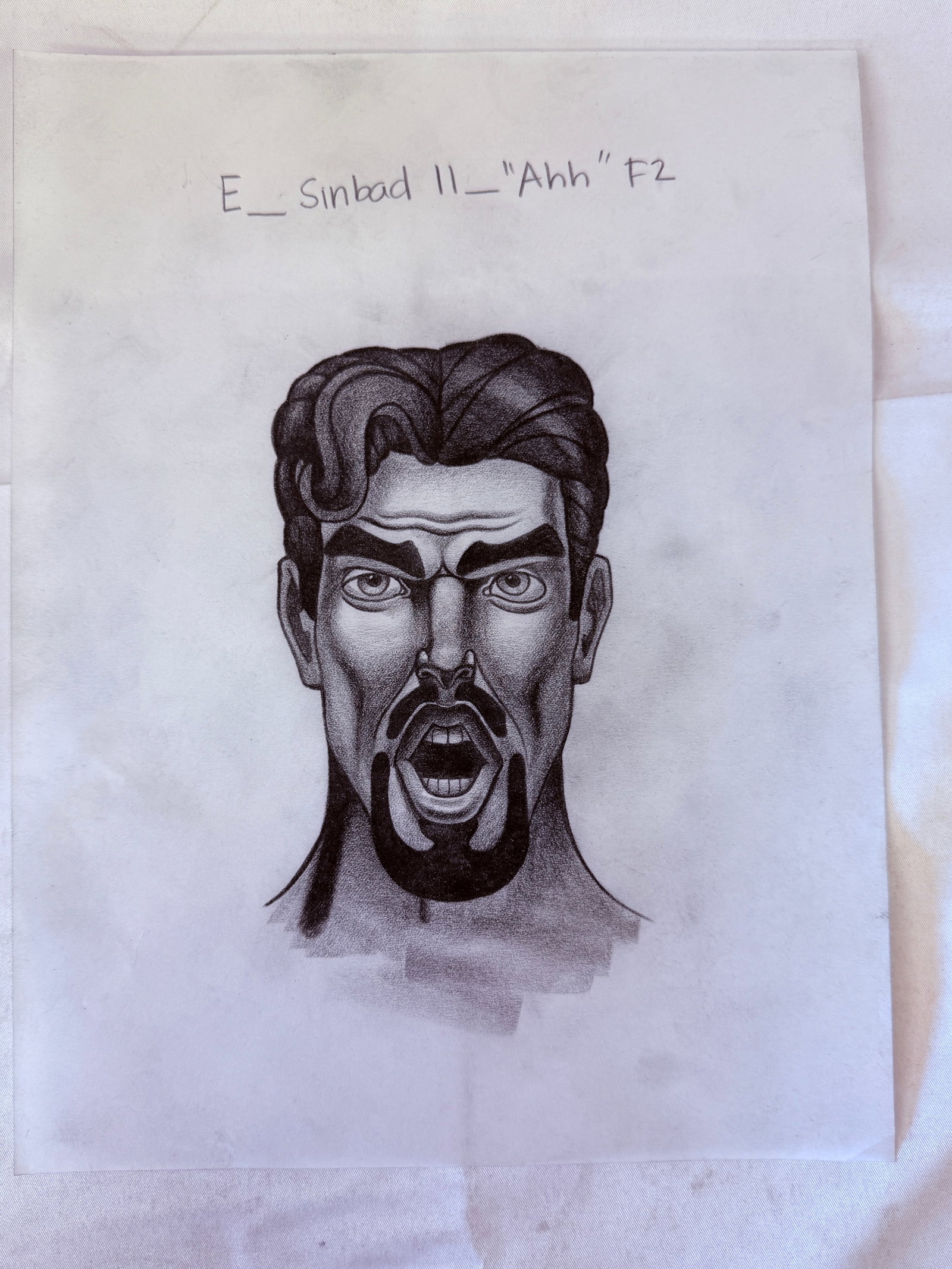 SINBAD Original Animation Storyboard Pencil Drawing Illustration Art (1 of 3)
