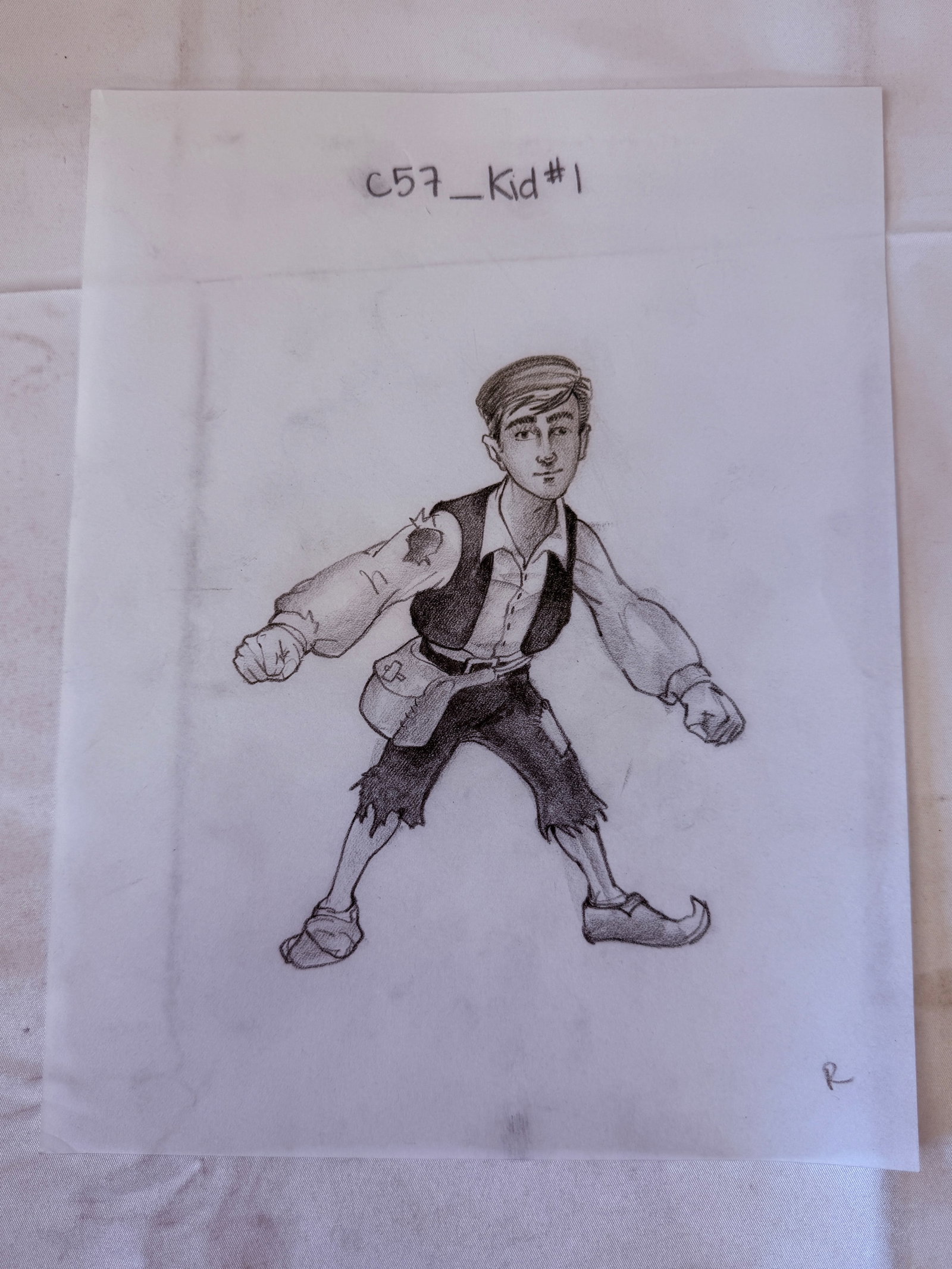 SINBAD Original Animation Storyboard Pencil Drawing Illustration Art (1 of 3)