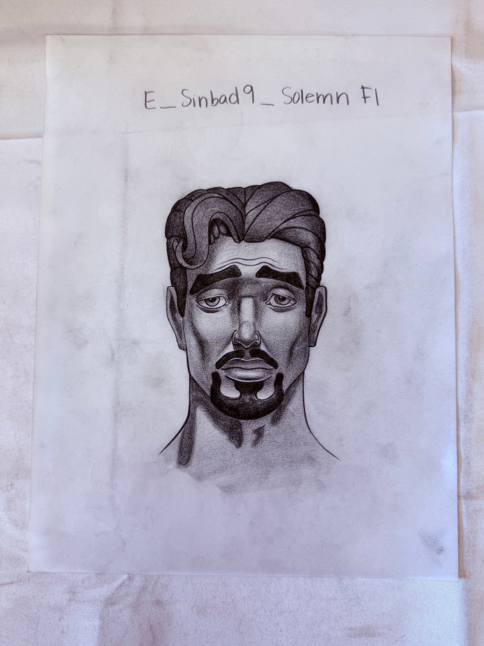 SINBAD Original Animation Storyboard Pencil Drawing Illustration Art (1 of 3)