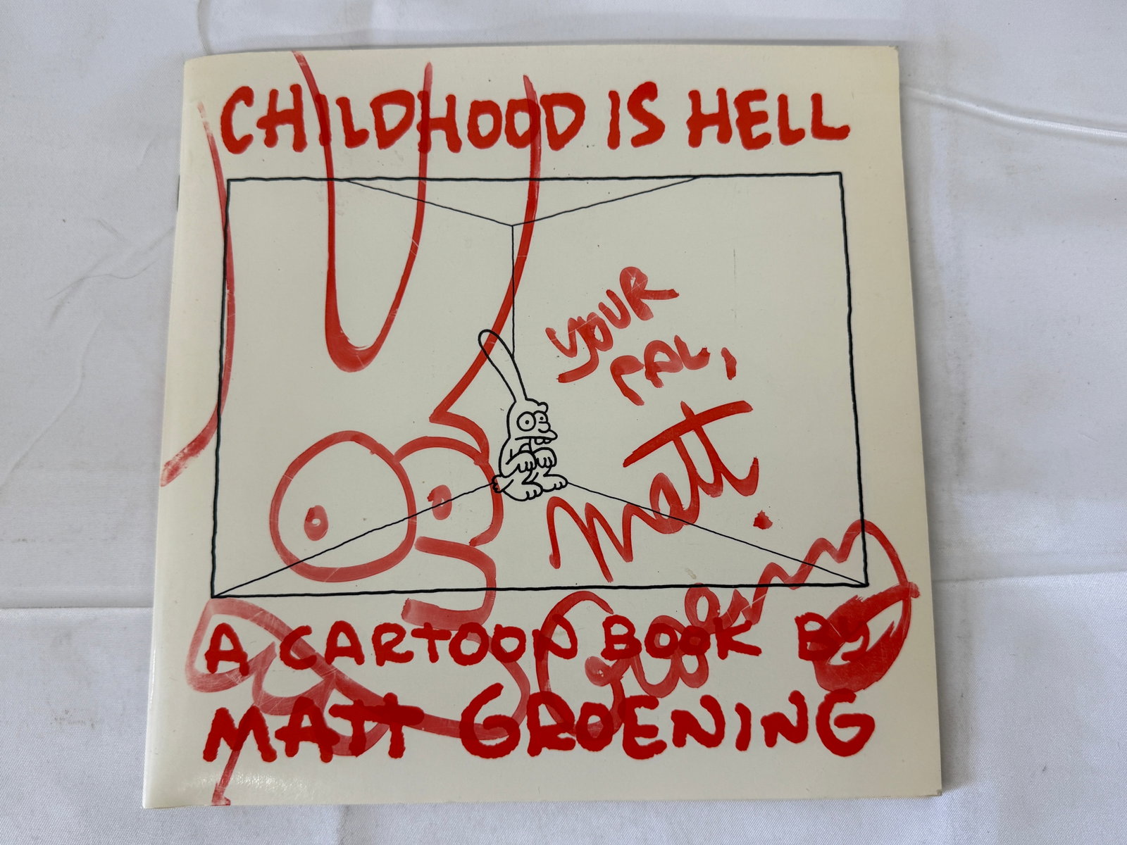 Childhood Is Hell Matt Groening Life In Hell Signed First Edition 1988 (1 of 4)