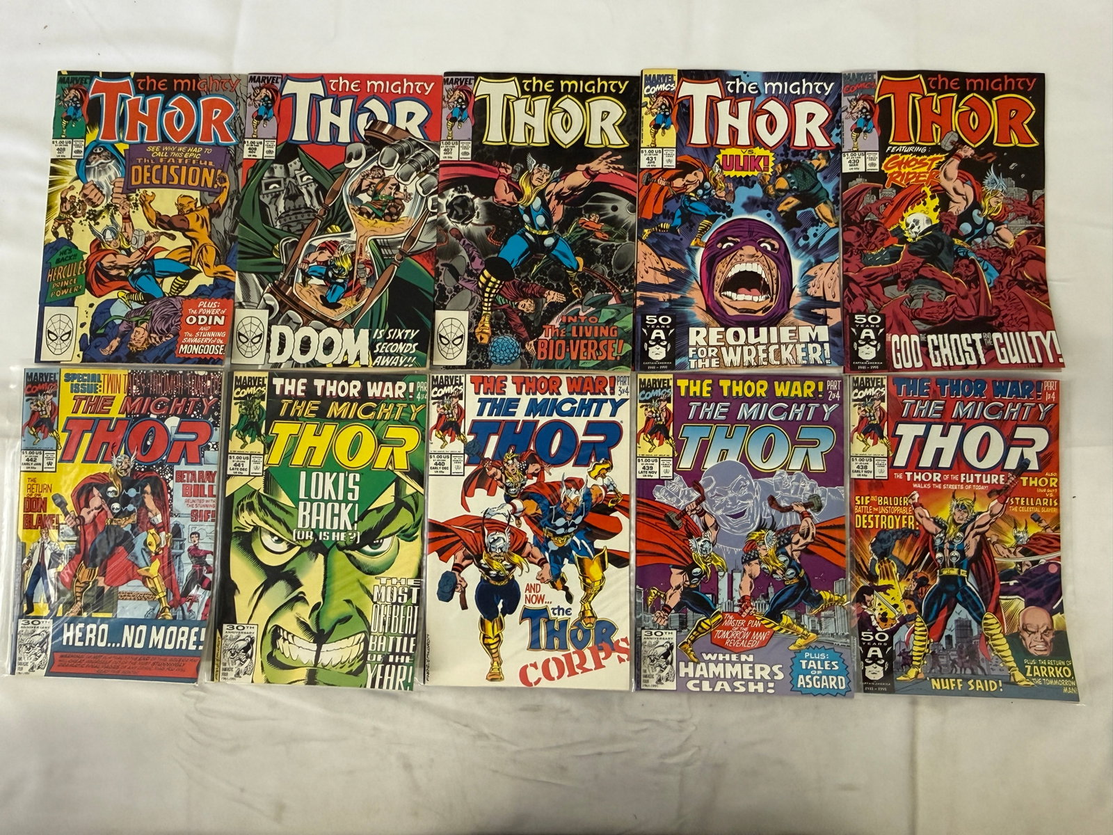 Vintage Comic Book Collection Lot: Vintage Comic Book Collection Lot