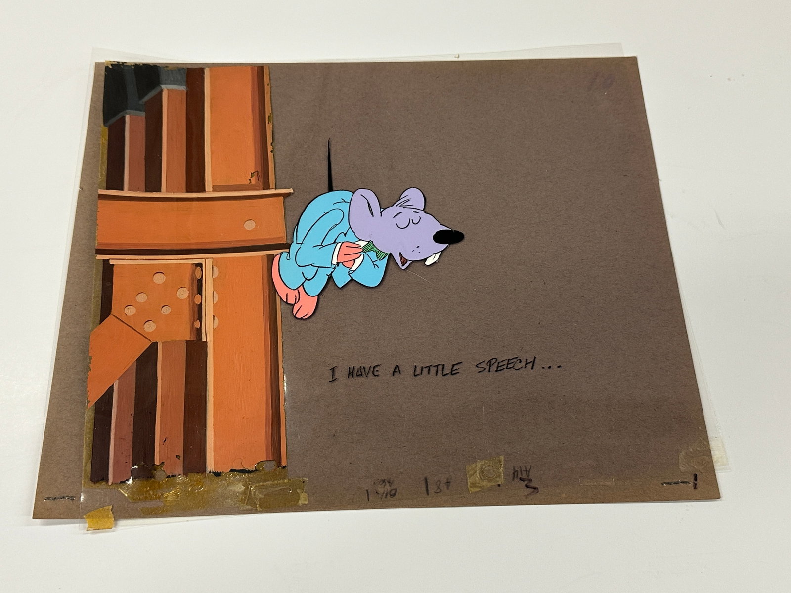 Ricochet Rabbit Hanna-Barbera Original Production Animation Cel with Background (1 of 6)