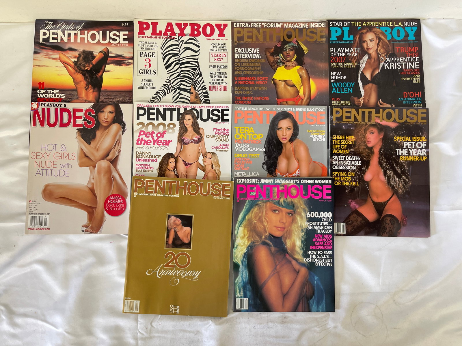 Vintage Adult Magazine Collection Lot: Vintage Adult Magazine Collection Lot