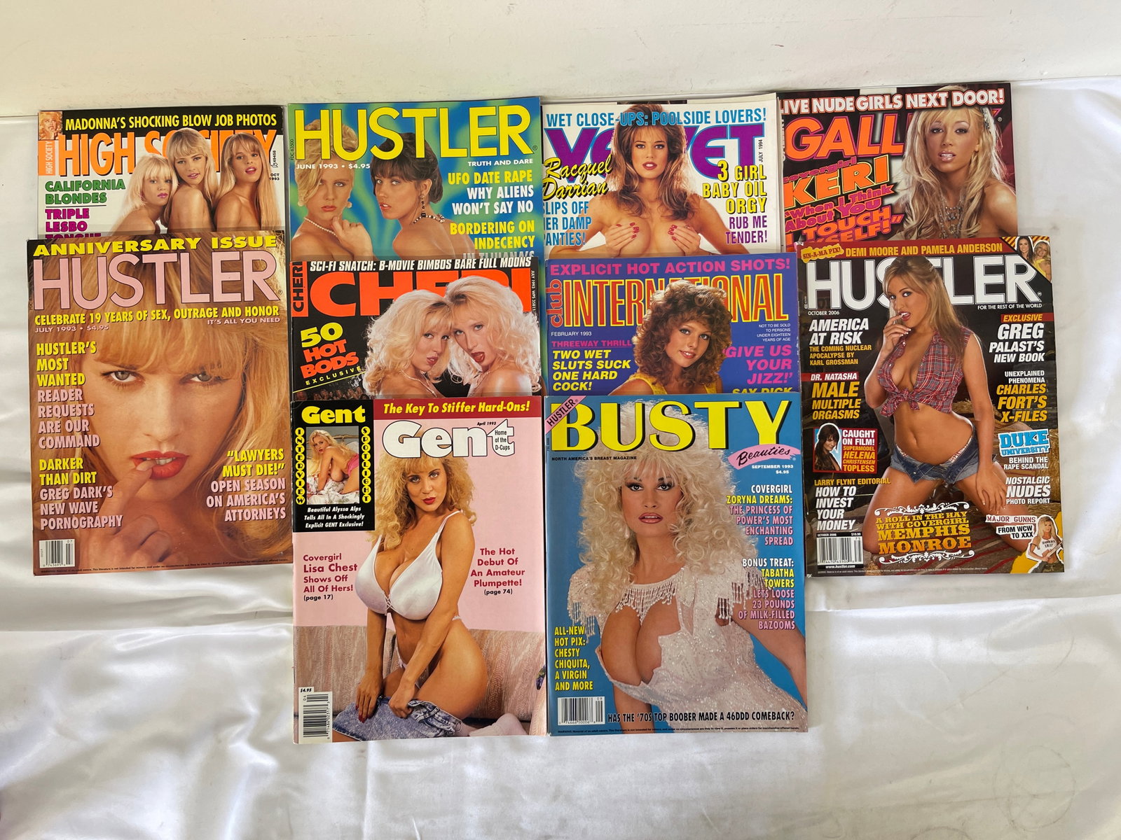 Vintage Adult Magazine Collection Lot: Vintage Adult Magazine Collection Lot