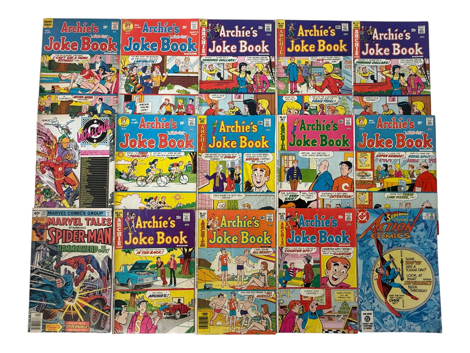 Vintage Comic Book Collection Lot: Vintage Comic Book Collection Lot
