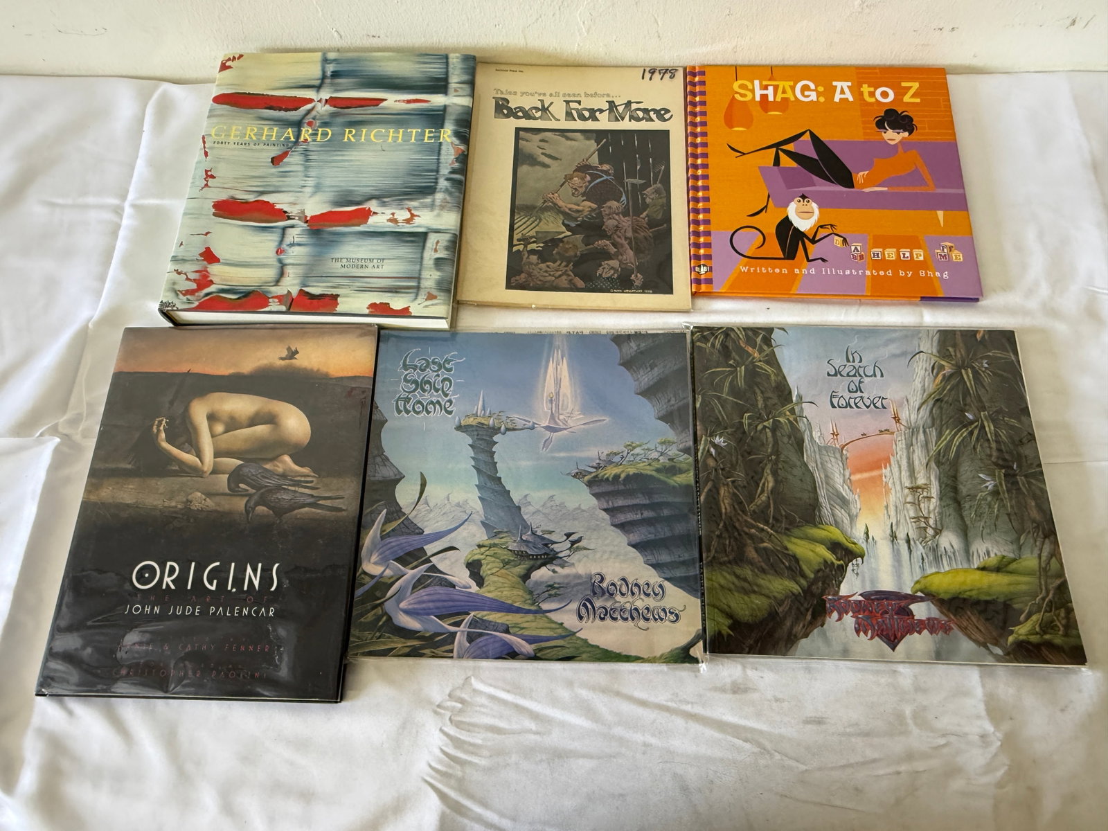 Collection of 10 Art & Illustration Books Richter Rodney Matthews Shag Palencar (1 of 3)