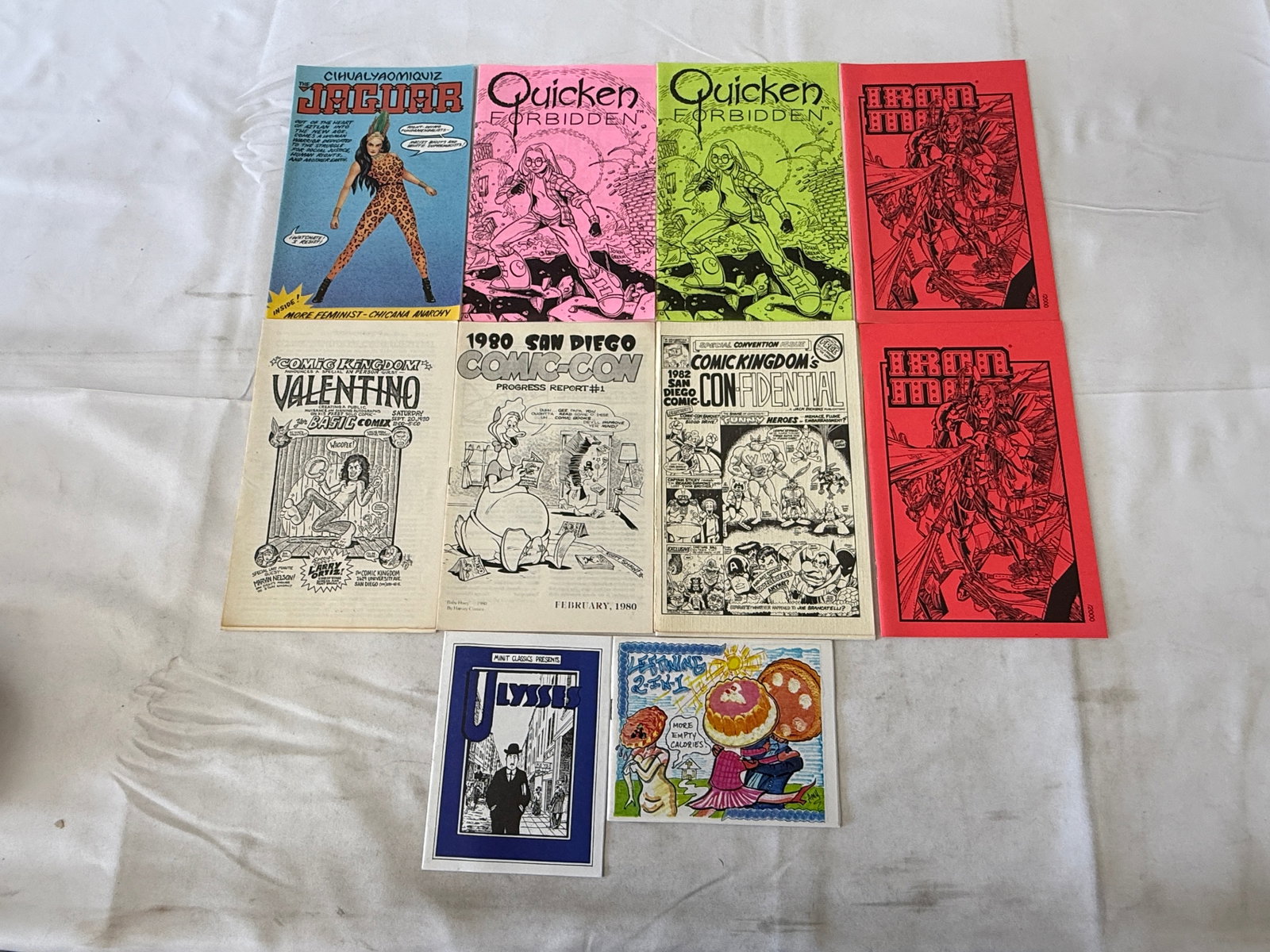 Underground Comix & Zine Lot: Jaguar, Quicken Forbidden, San Diego Comic-Con 1980 (1 of 1)