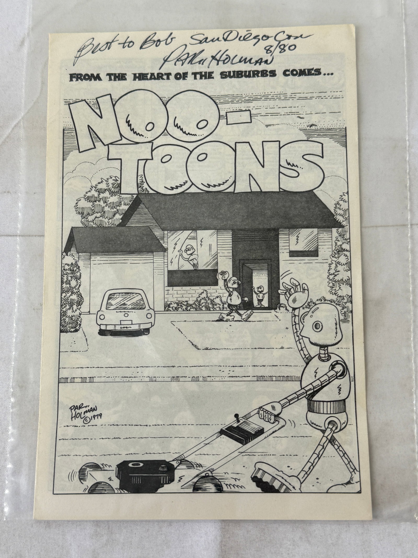 Noo-Toons #1 Underground Comix Signed Par Holman San Diego Con 1980 (1 of 3)