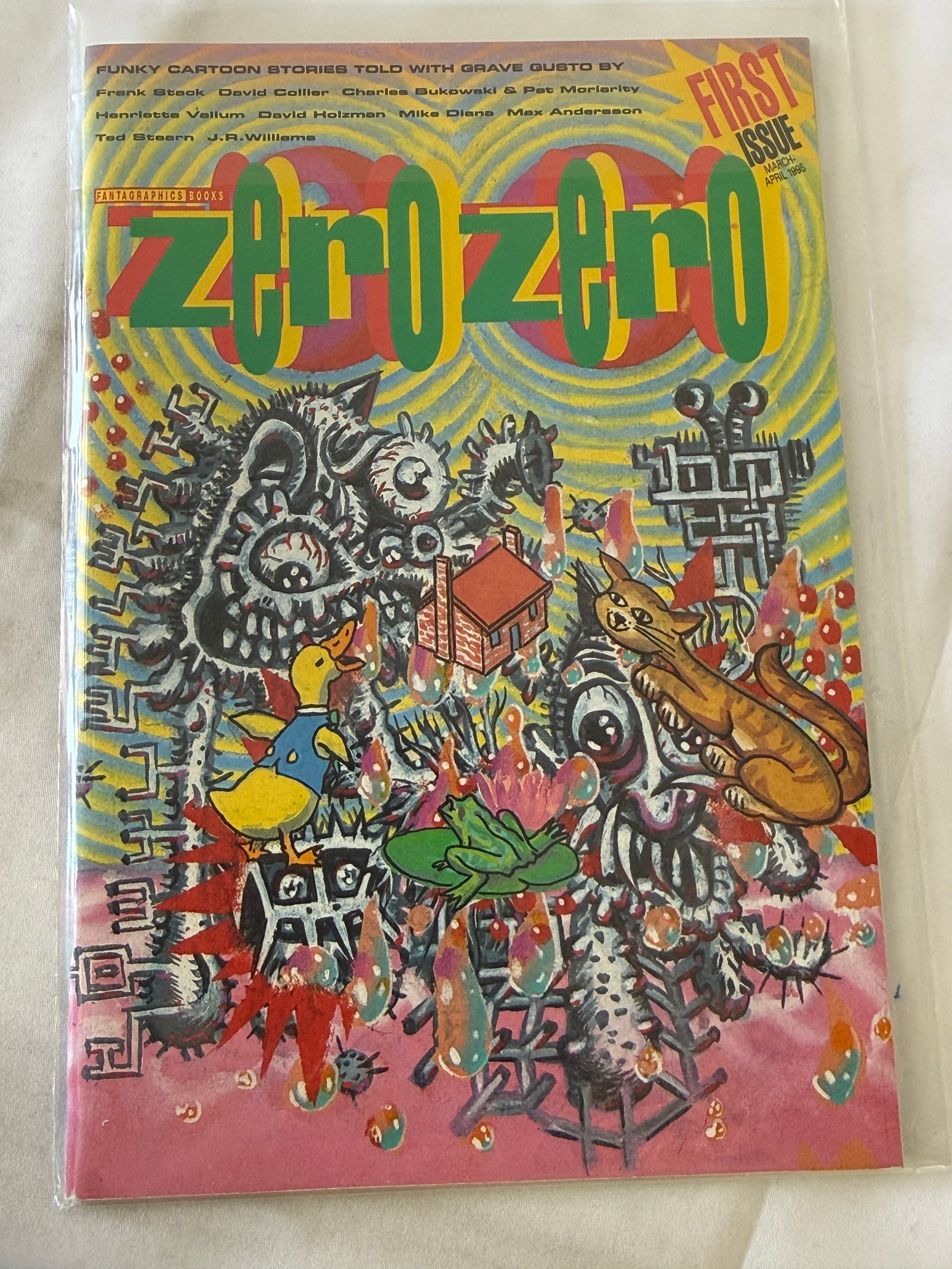 Zero Zero #1 Fantagraphics First Issue Underground Alternative Comics 1995 (1 of 2)