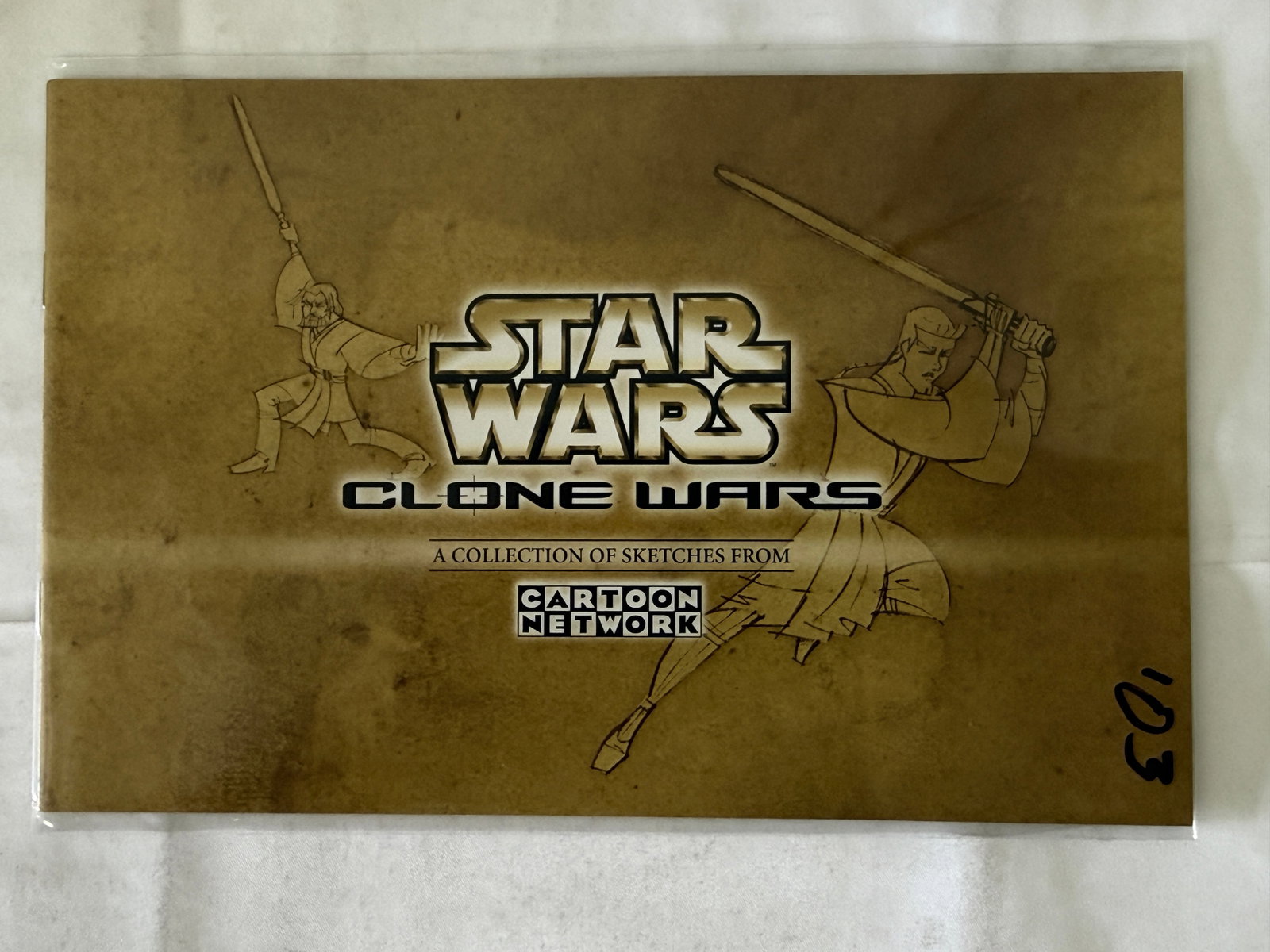 Star Wars Clone Wars Cartoon Network Sketch Collection Promo Booklet 2003 (1 of 2)