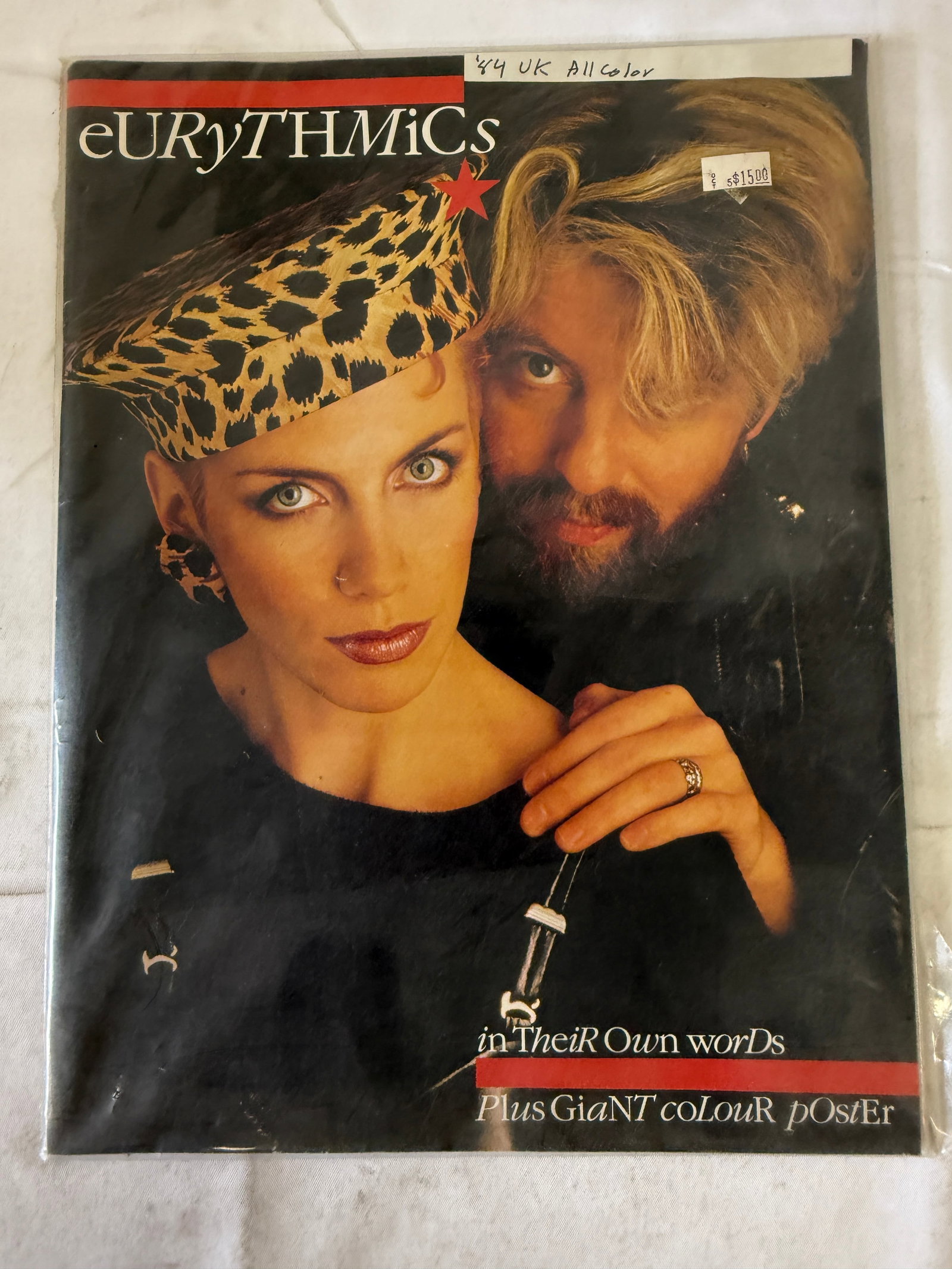 Eurythmics 'In Their Own Words' 1984 UK All Colour Photo Book Omnibus Press (1 of 2)