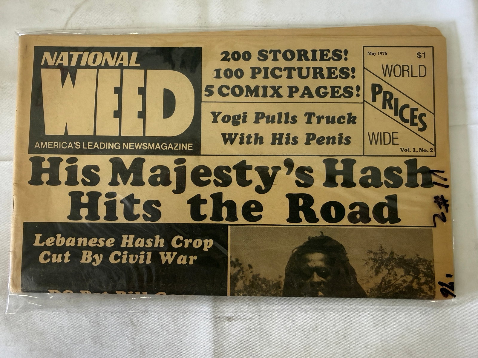National Weed Newsmagazine May 1976 Vol.1 No.2 Counter-Culture Publication (1 of 2)