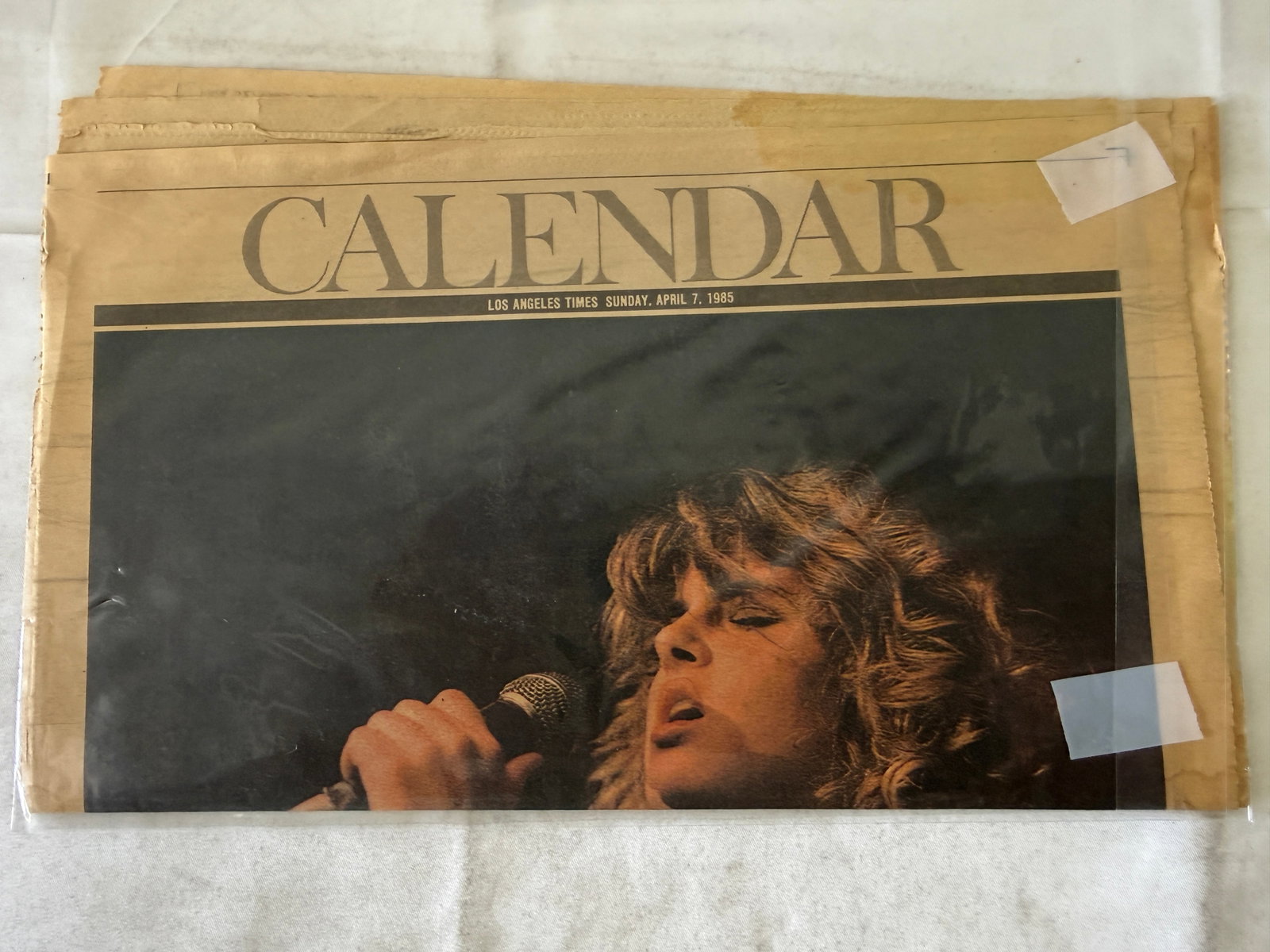 Maria McKee Lone Justice LA Times Calendar Section April 7 1985 Newspaper (1 of 2)