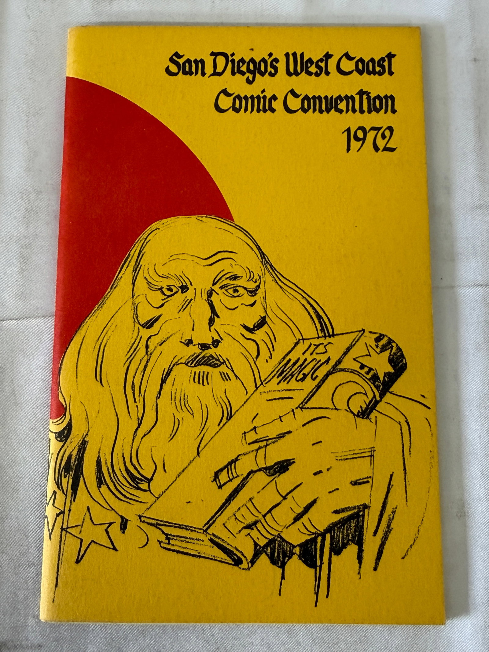 San Diego West Coast Comic Convention 1972 Program Jack Kirby Back Cover Art: San Diego West Coast Comic Convention 1972 Program Jack Kirby Back Cover Art