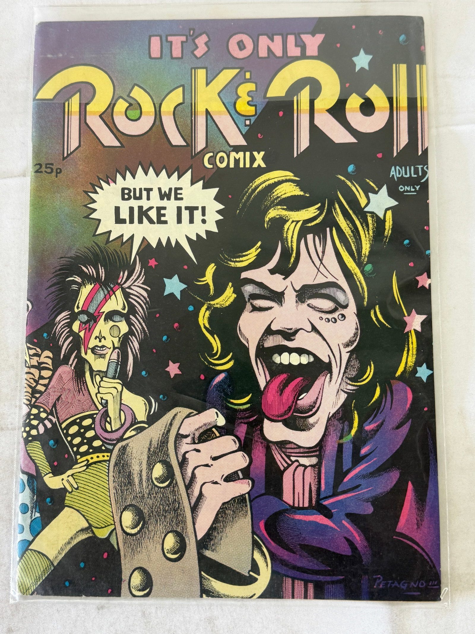 It's Only Rock & Roll Comix Adults Only Underground Comic Book 1970s (1 of 2)