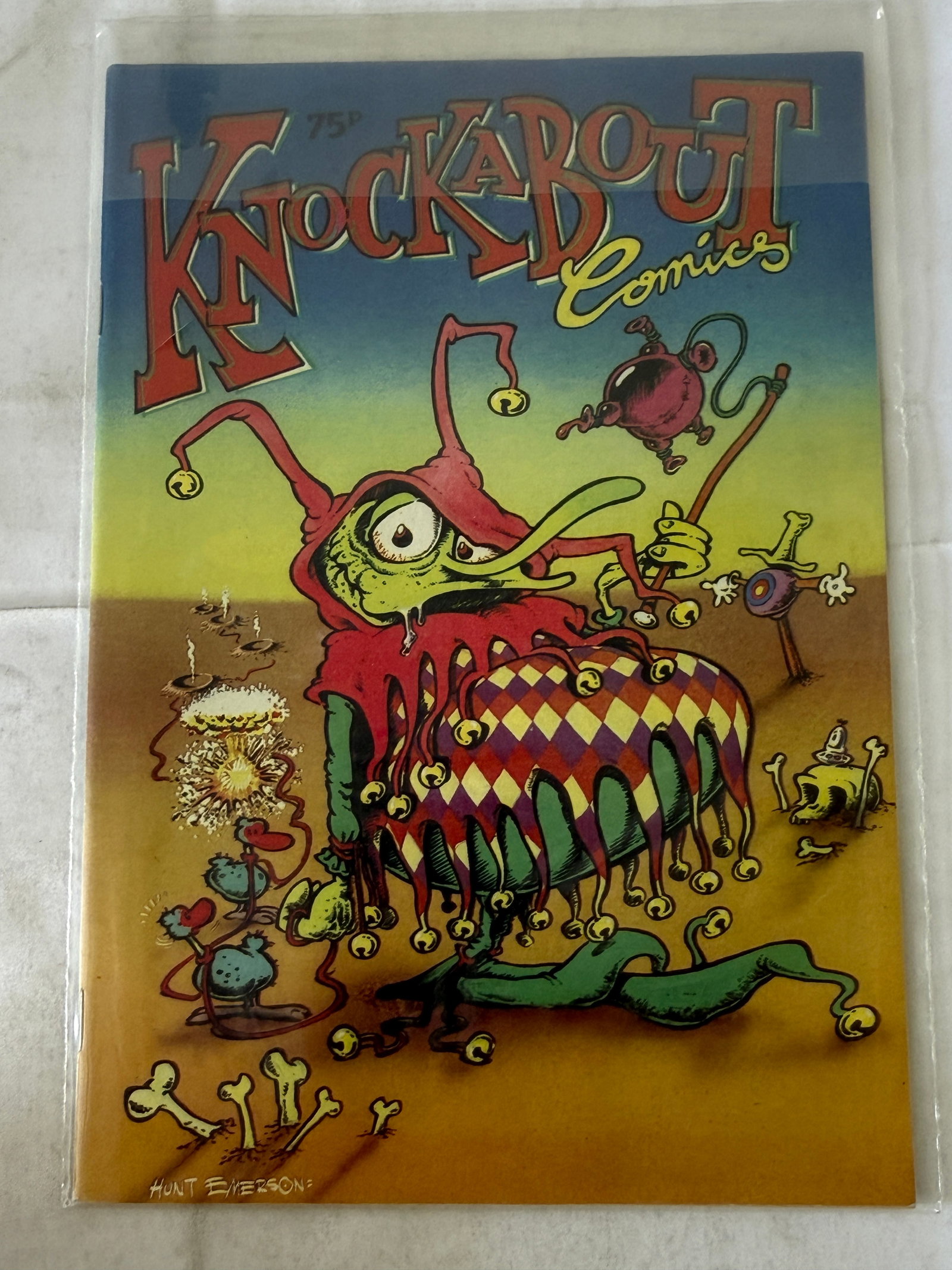 Knockabout Comics #1 Underground Comic Hunt Emerson Cover 75p UK Edition (1 of 2)