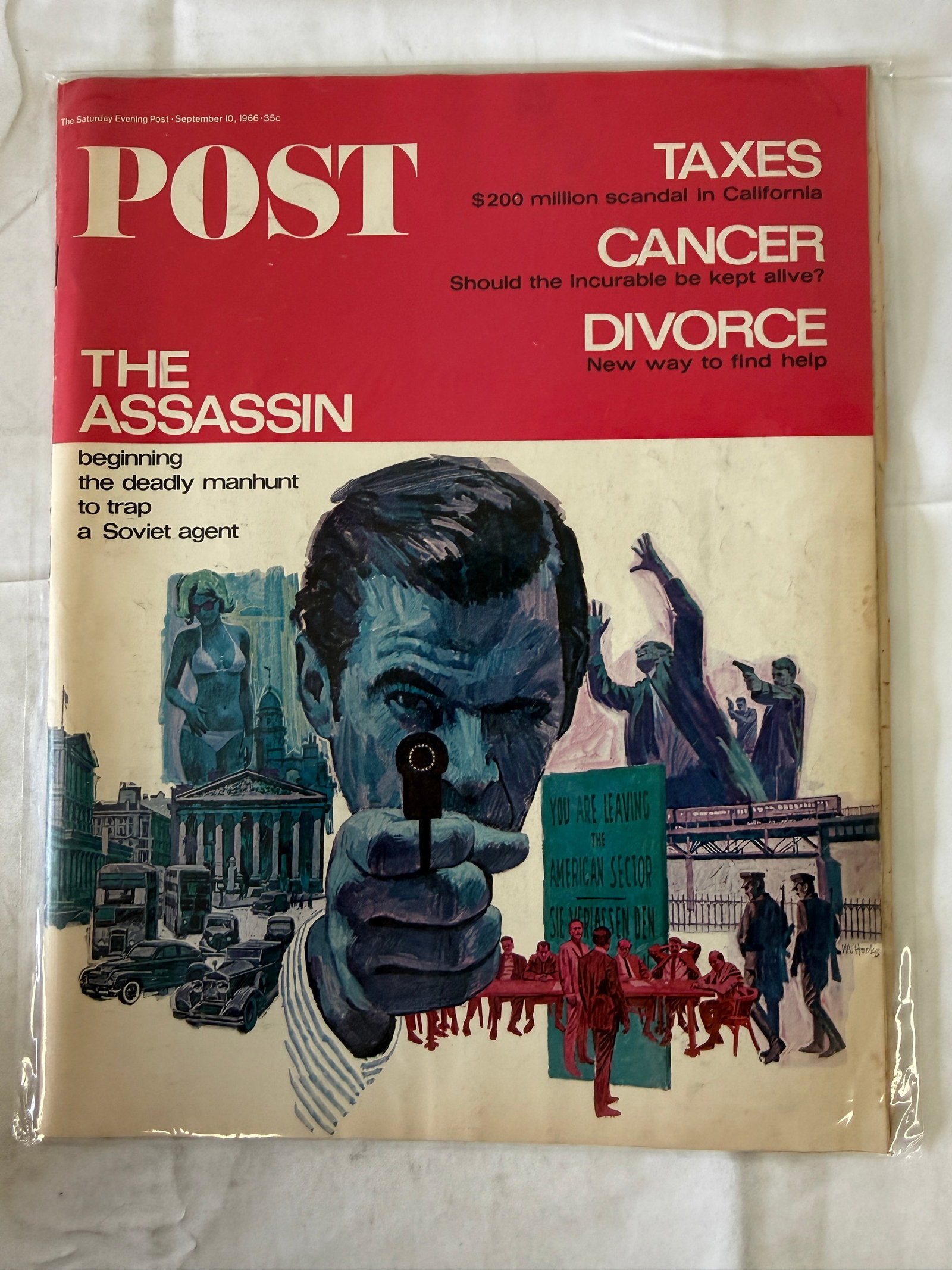 The Saturday Evening Post Magazine September 10 1966 The Assassin Soviet Agent (1 of 2)