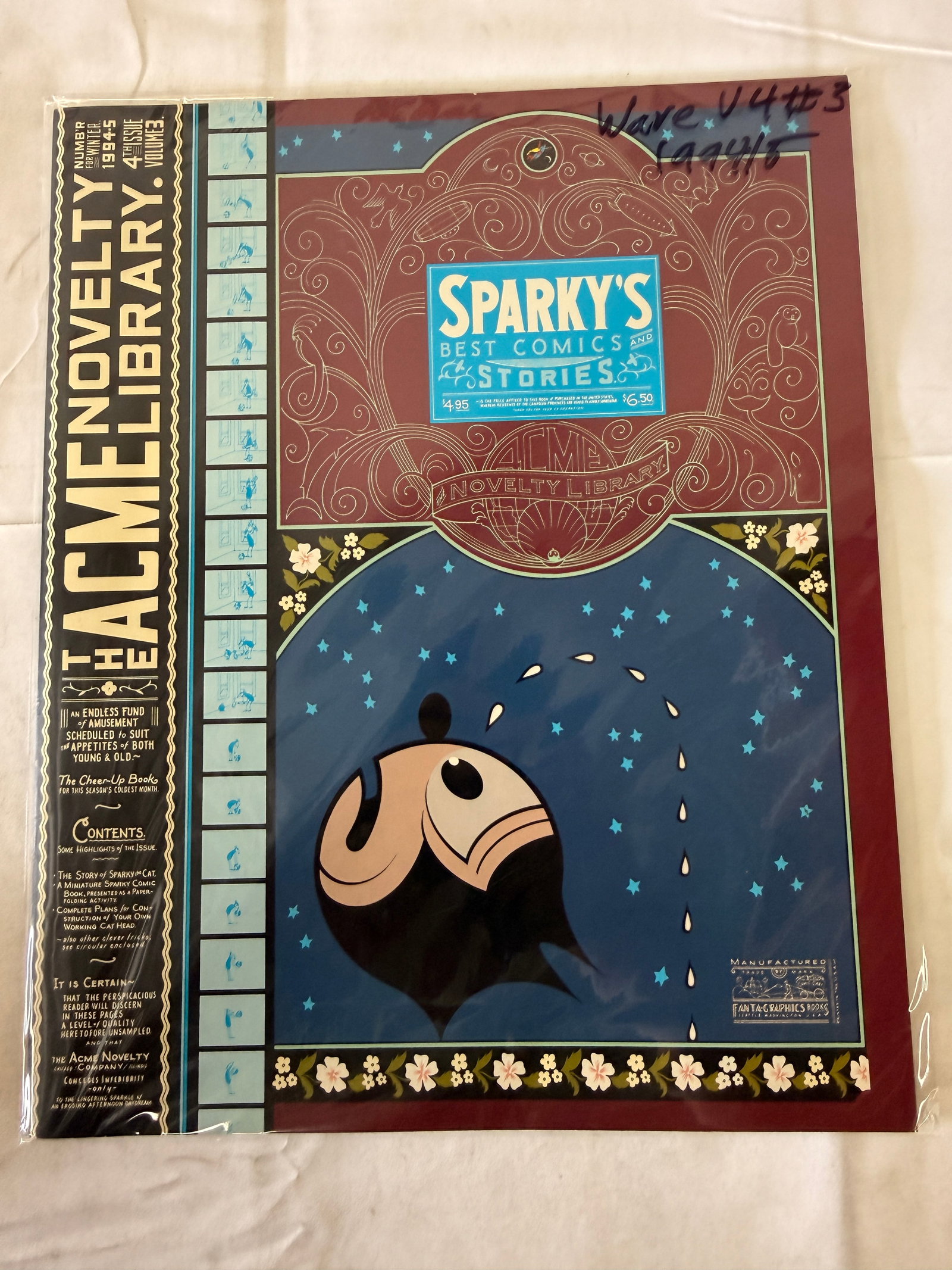 Acme Novelty Library #3 Sparky's Best Comics Fantagraphics 1994 Chris Ware (1 of 2)