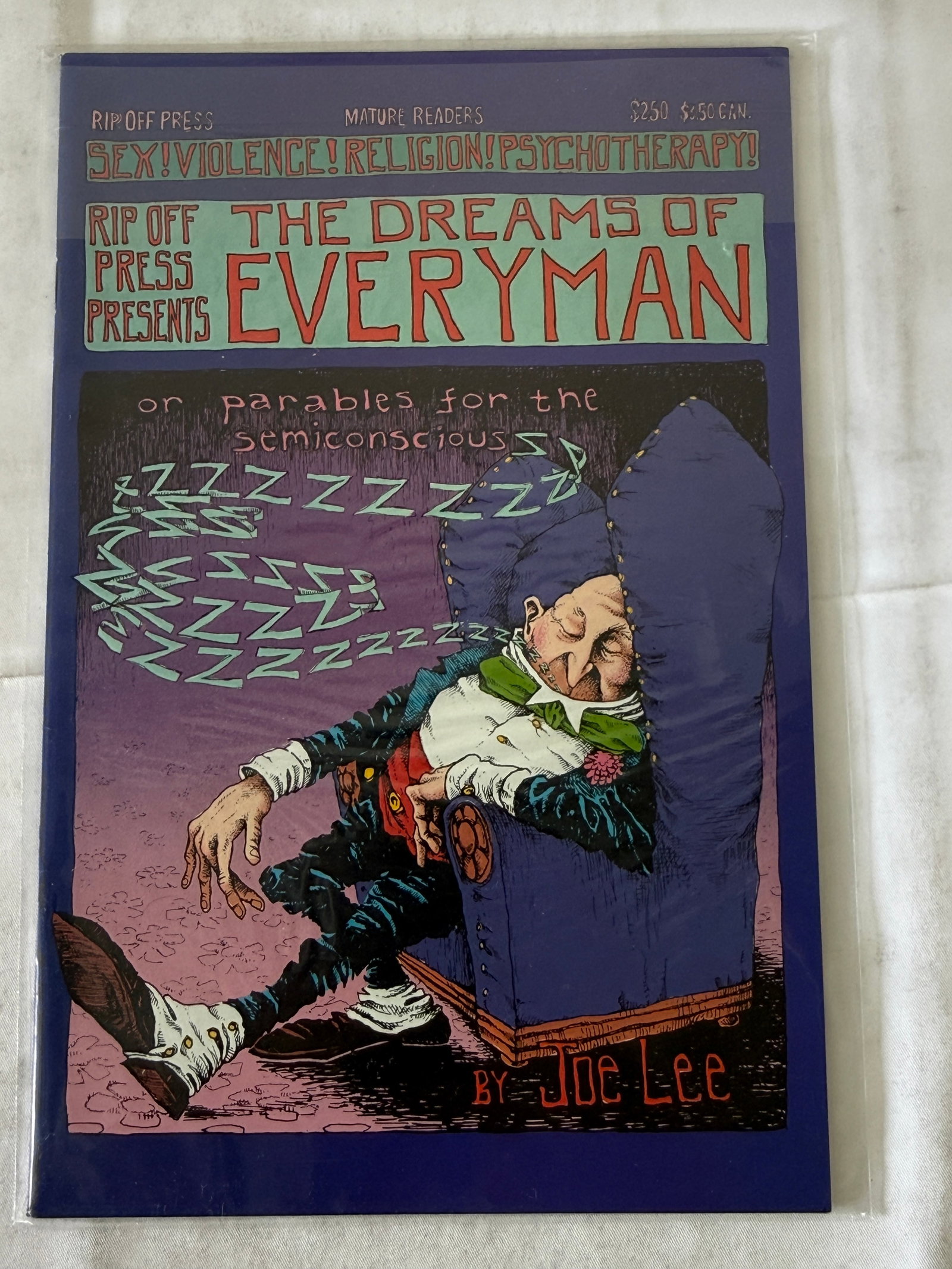 The Dreams of Everyman Rip Off Press Underground Comic by Joe Lee (1 of 2)