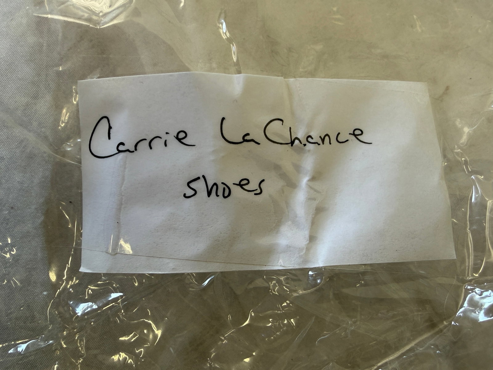 Carrie LaChance Screen-Worn Black Strappy Stiletto Heels Production Used (1 of 4)