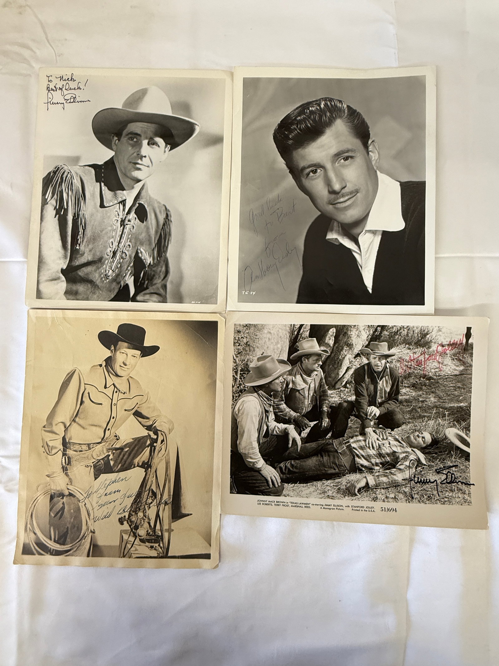 Vintage B&W Celebrity Signed Photographs (1 of 6)