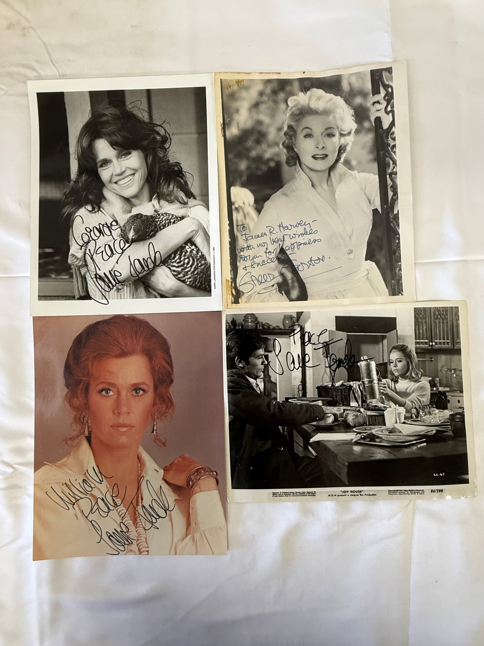 Vintage B&W Celebrity Signed Photographs (1 of 5)