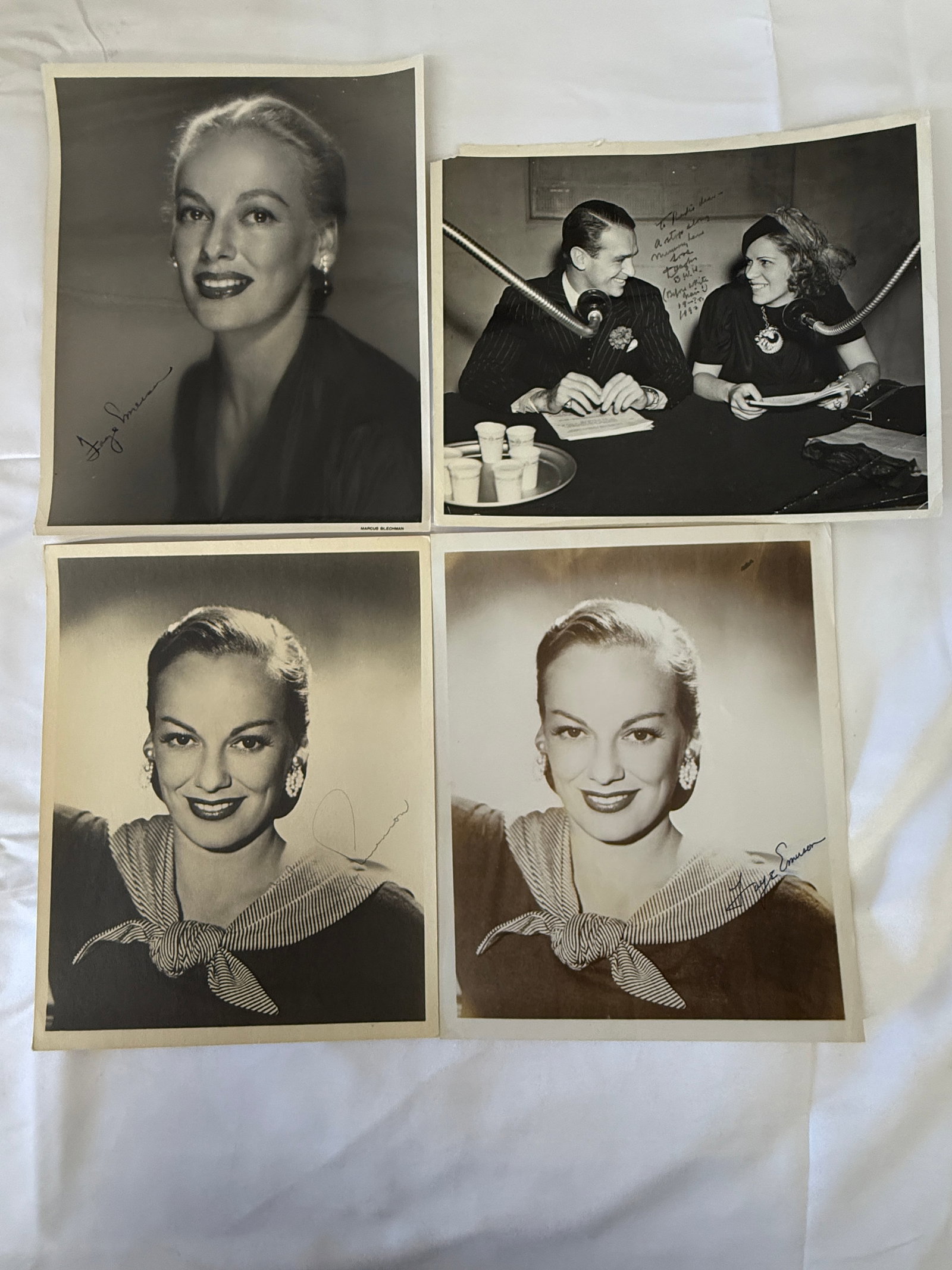 Vintage B&W Celebrity Signed Photographs (1 of 6)