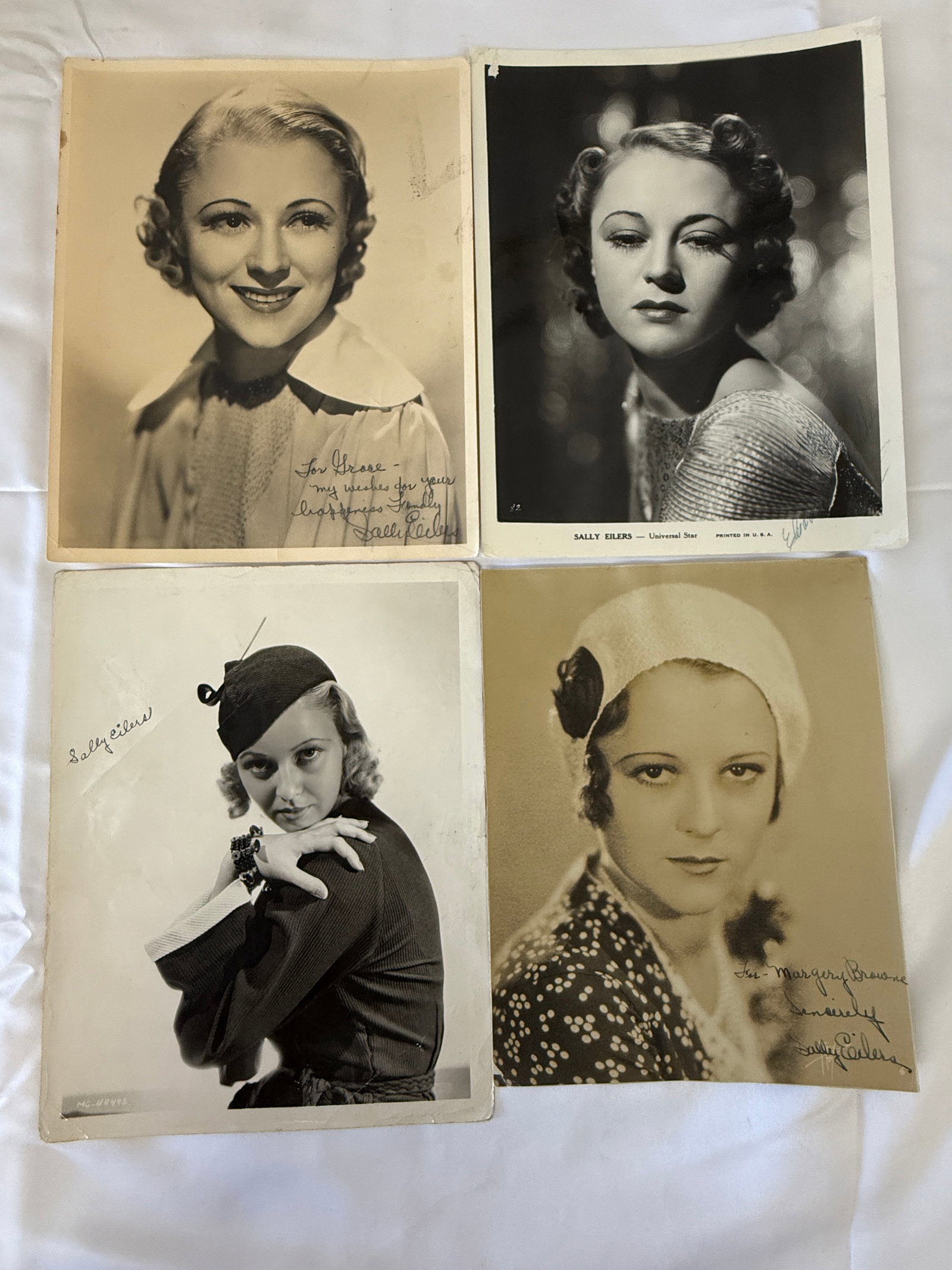 Vintage B&W Celebrity Signed Photographs (1 of 6)