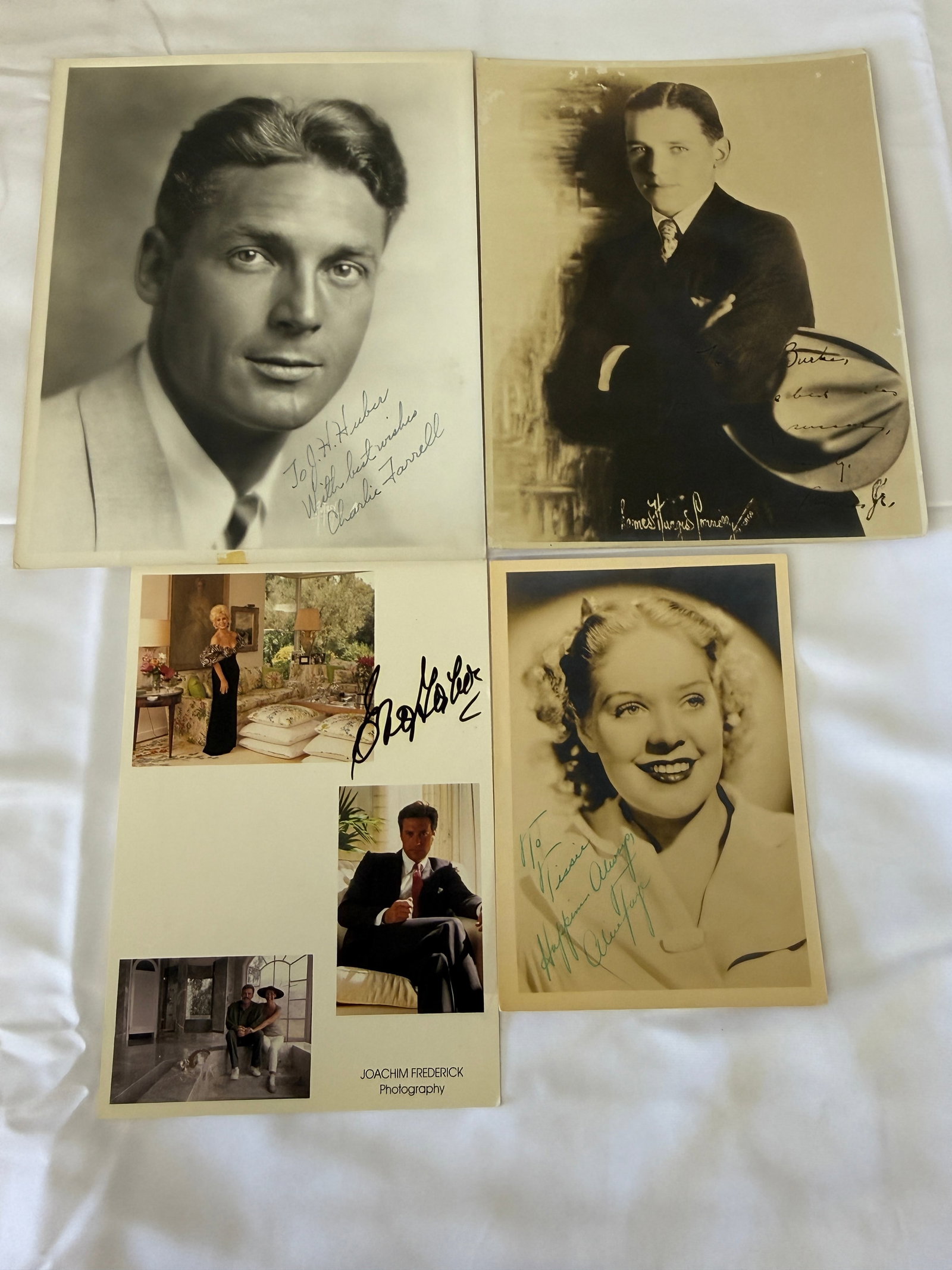 Vintage B&W Celebrity Signed Photographs (1 of 12)