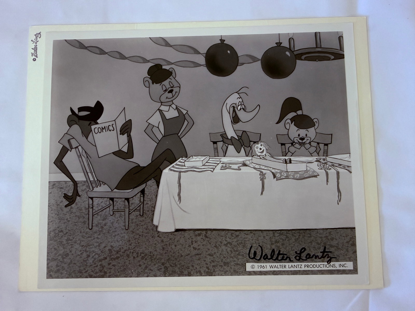 Walter Lantz Productions 1961 Original Publicity Still Photo Cartoon Characters (1 of 3)