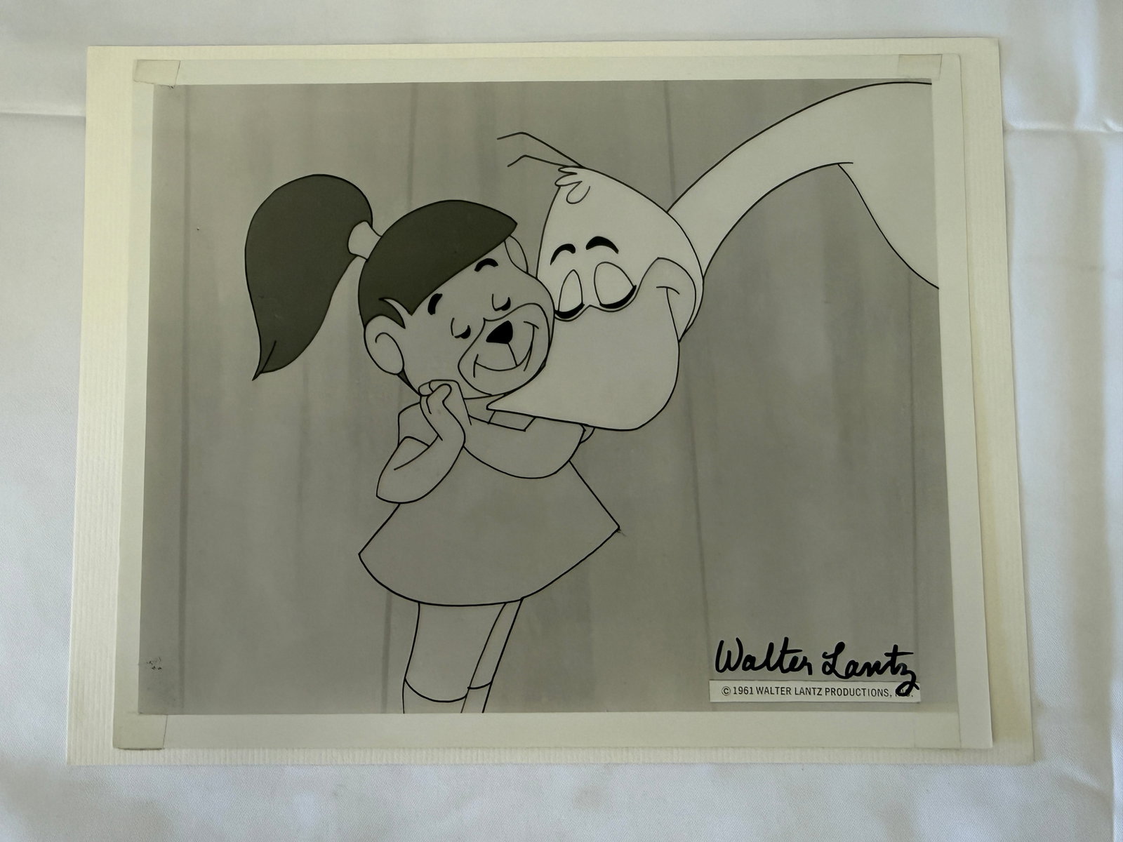 Walter Lantz Productions 1961 Original Animation Cel Hand-Signed (1 of 3)
