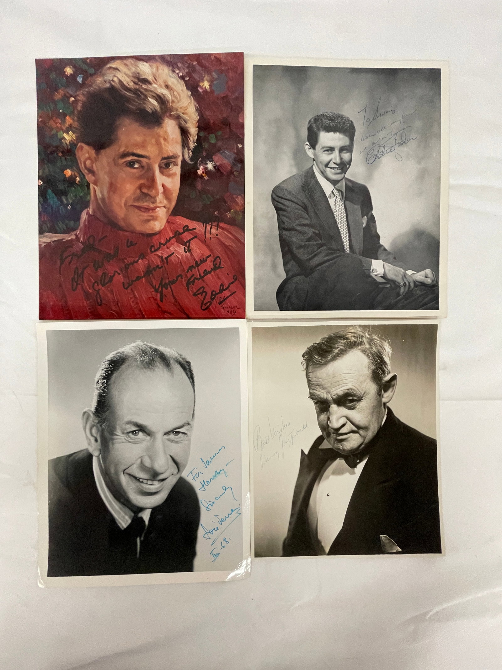 Vintage Signed B&W Celebrity Photograph Collection Lot (1 of 11)