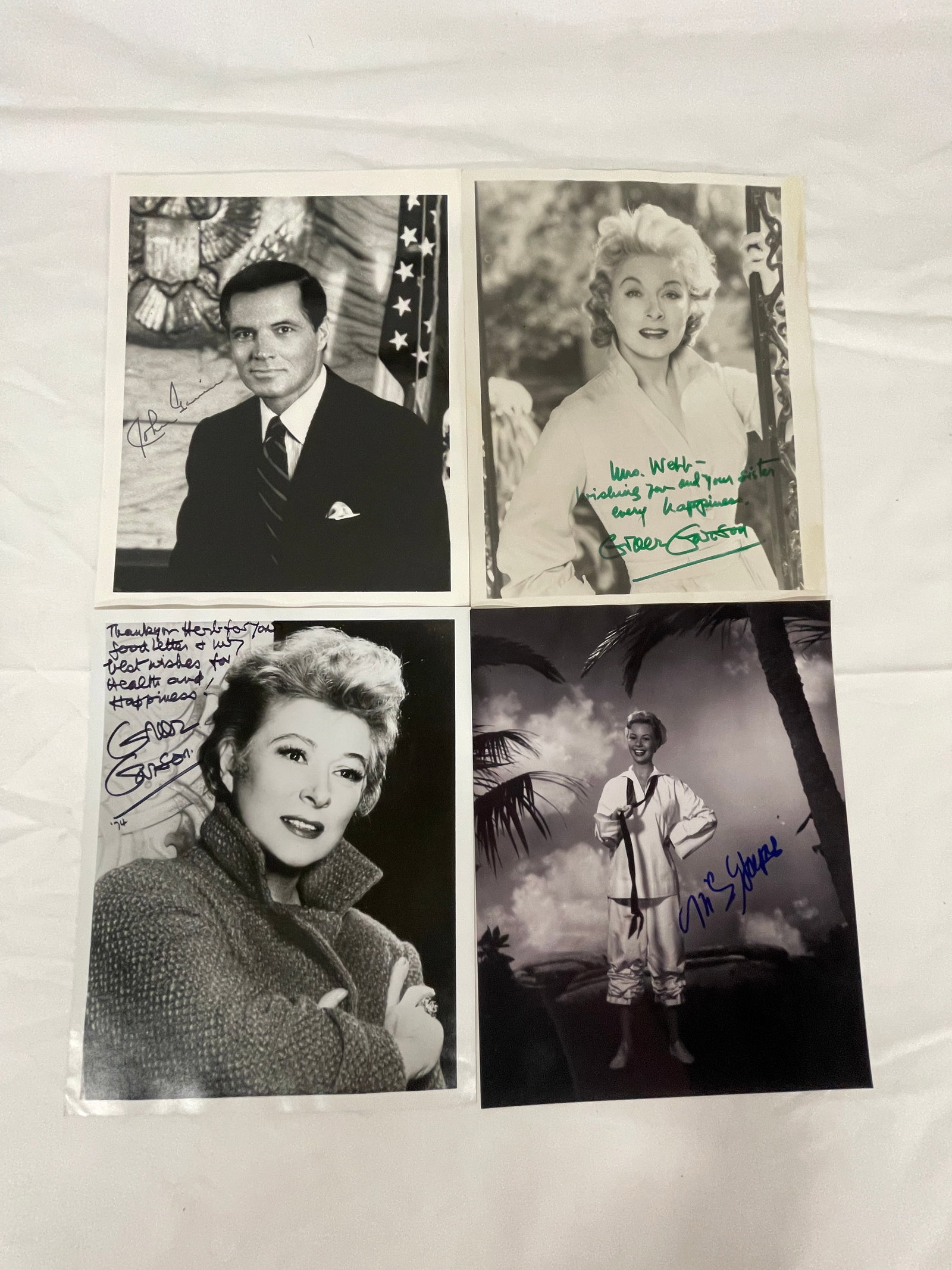 Vintage Signed B&W Celebrity Photograph Collection Lot (1 of 10)
