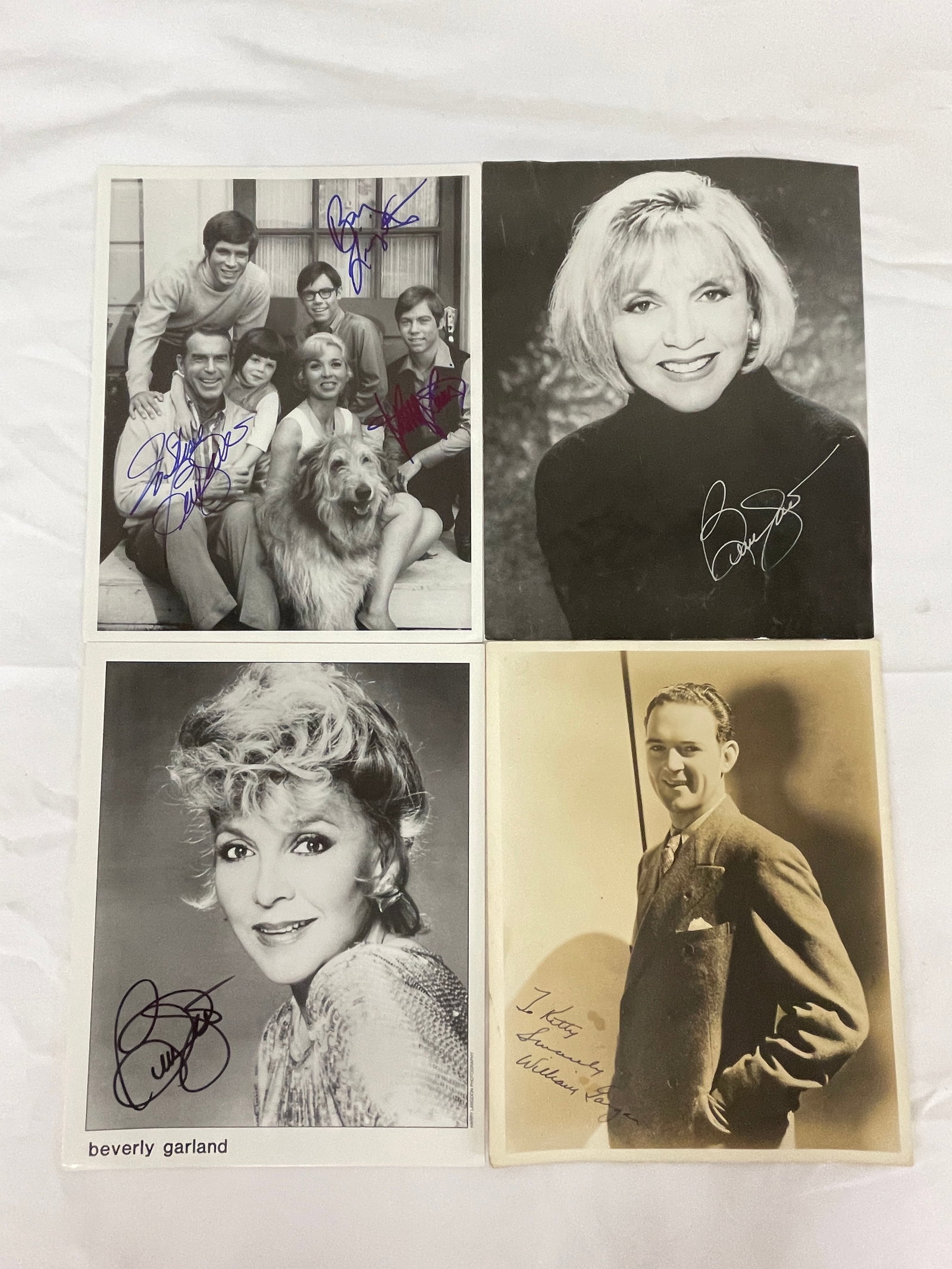 Vintage Signed B&W Celebrity Photograph Collection Lot (1 of 12)