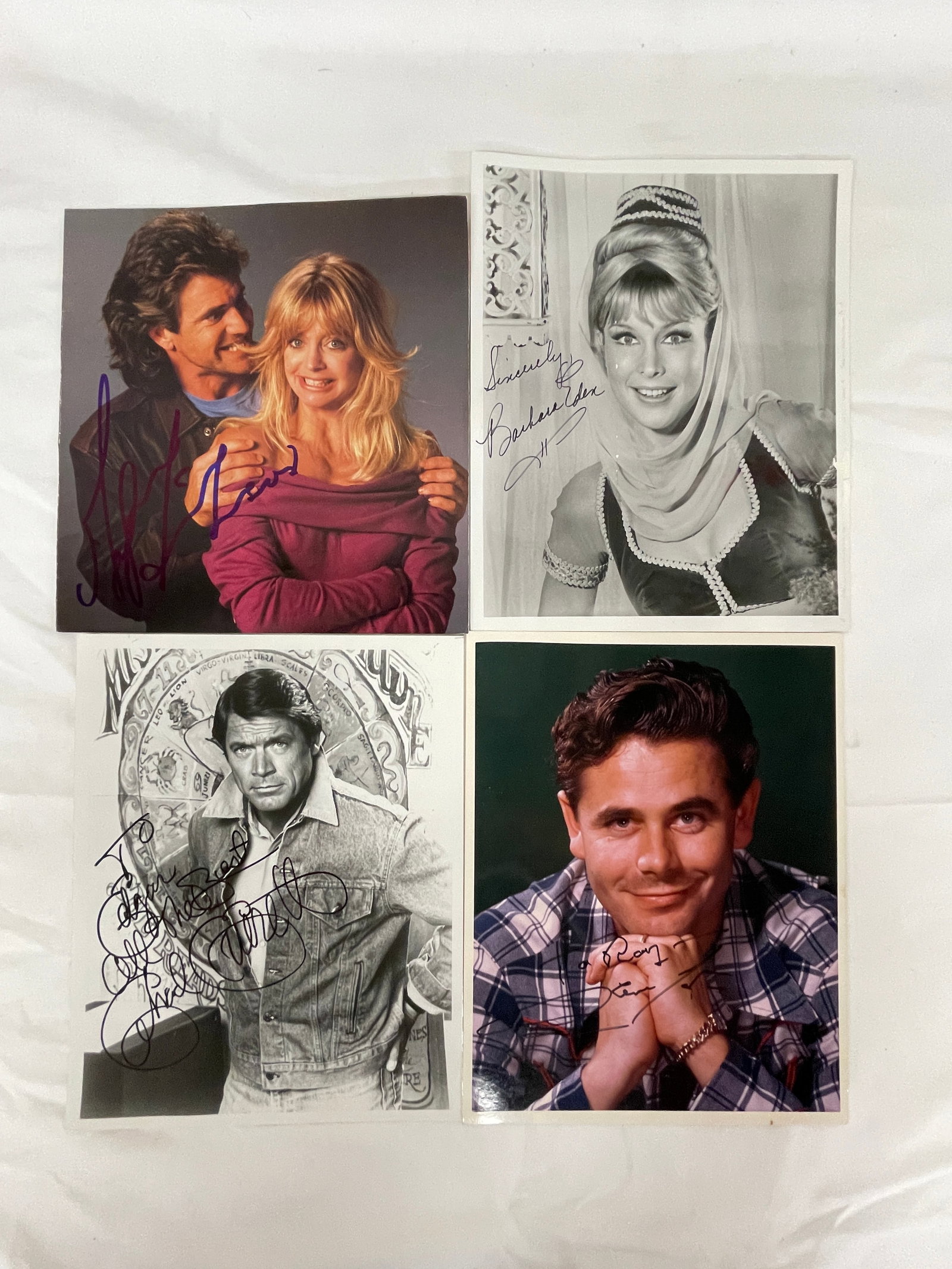 Vintage Signed B&W Celebrity Photograph Collection Lot (1 of 11)