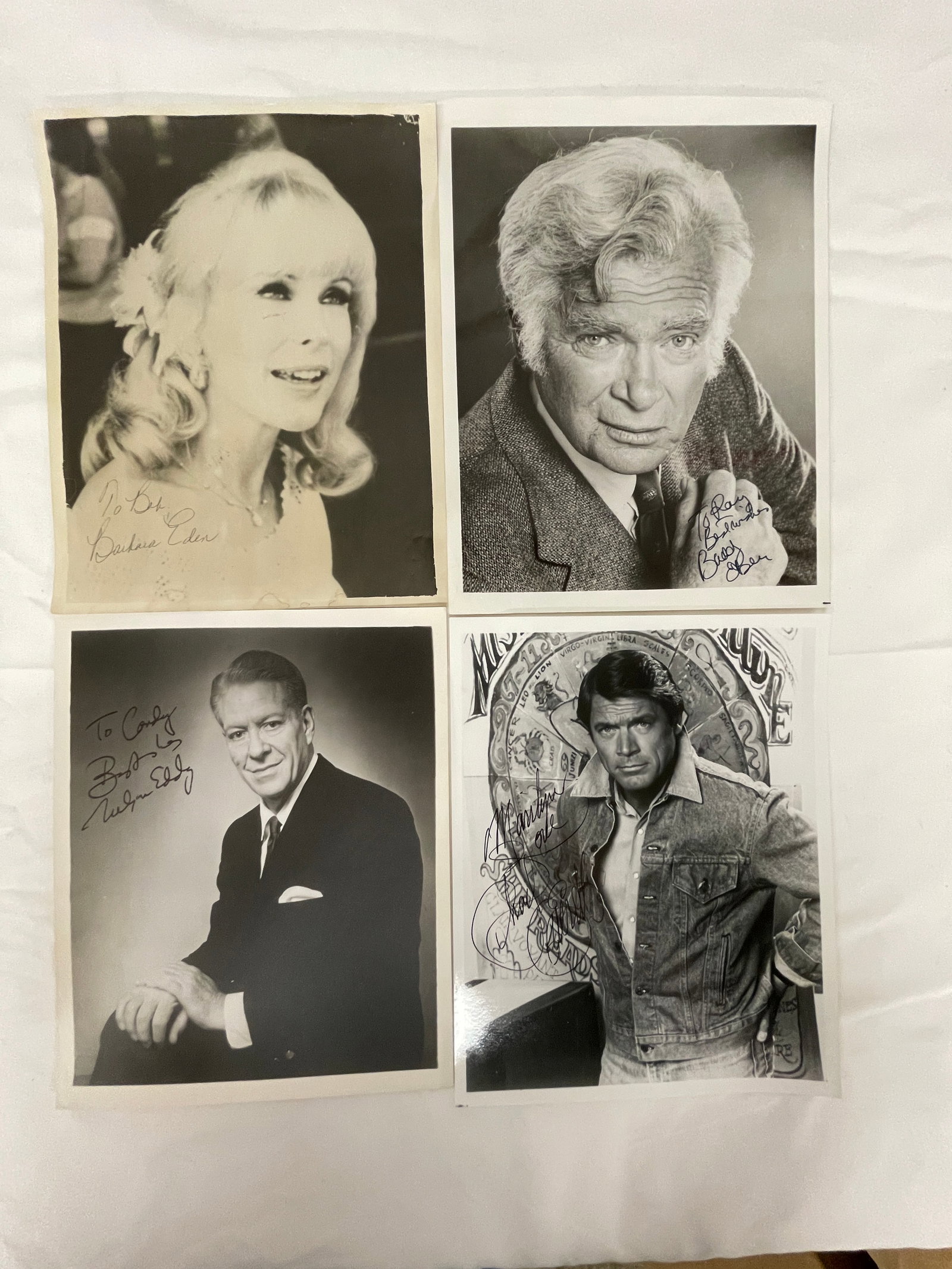 Vintage Signed B&W Celebrity Photograph Collection Lot (1 of 10)