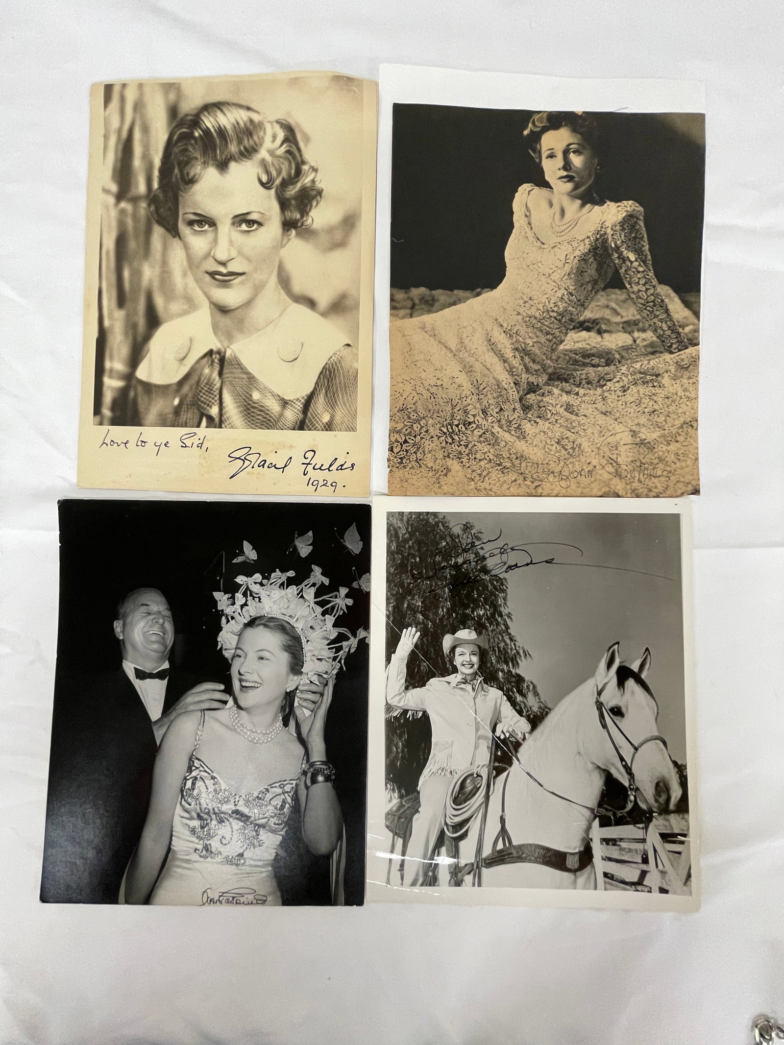 Vintage Signed B&W Celebrity Photograph Collection Lot (1 of 11)