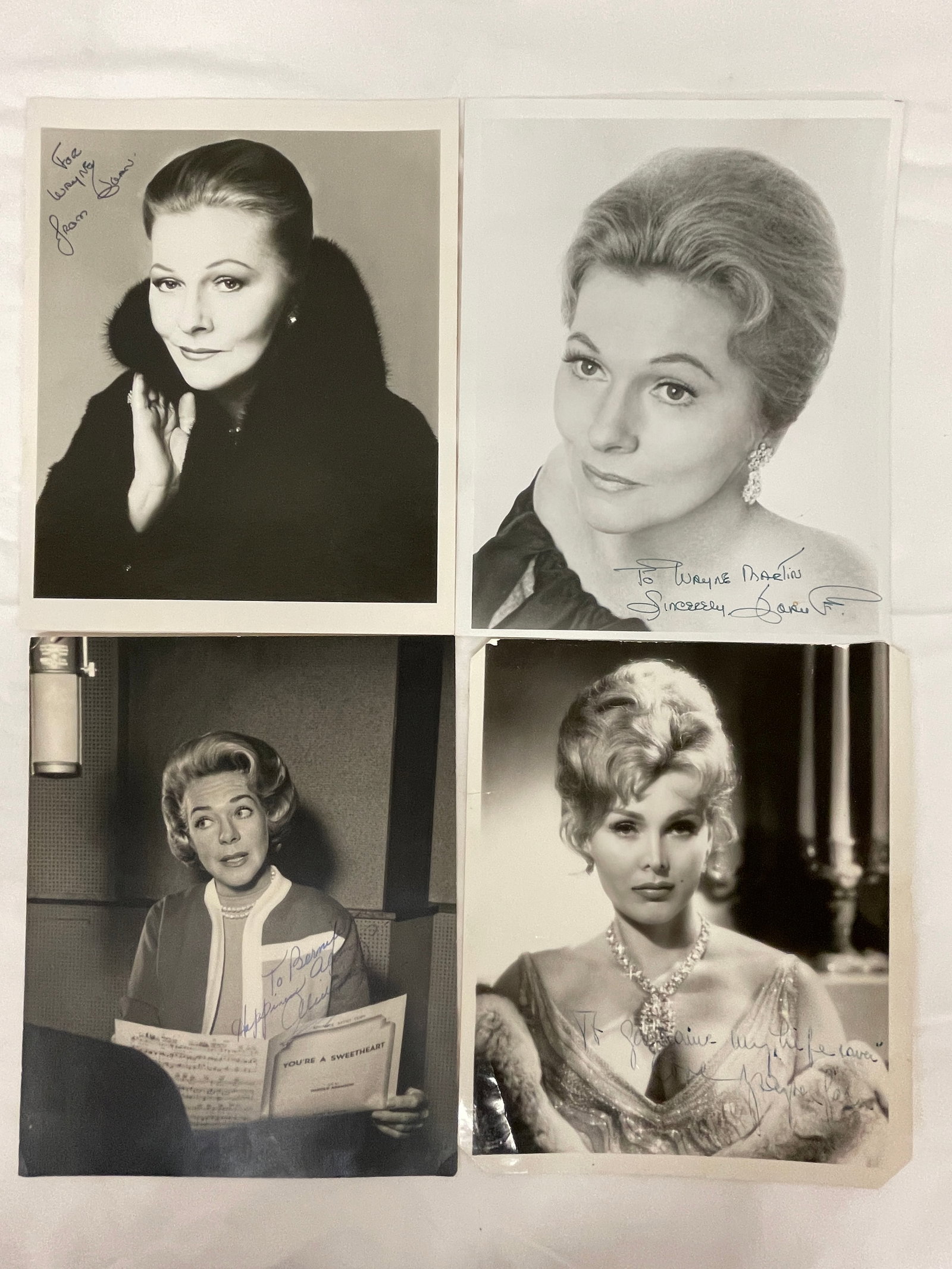 Vintage Signed B&W Celebrity Photograph Collection Lot (1 of 10)