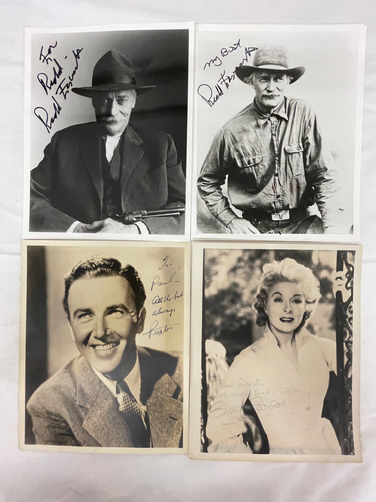 Vintage Signed B&W Celebrity Photograph Collection Lot (1 of 10)