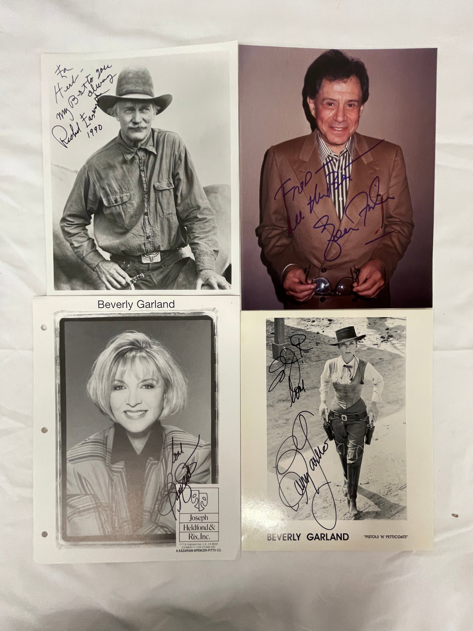 Vintage Signed B&W Celebrity Photograph Collection Lot (1 of 10)