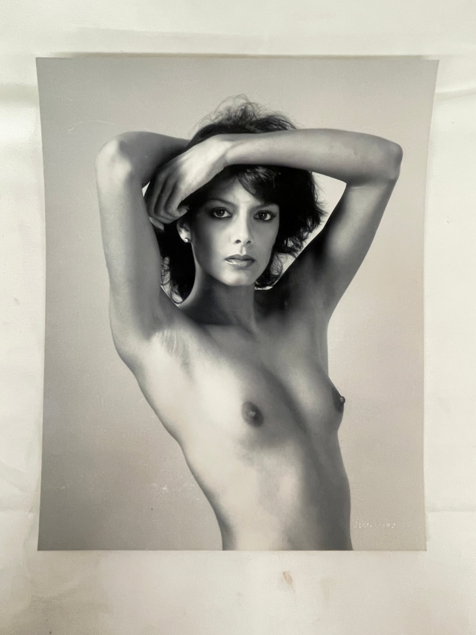 Angelina Jolie Original B&W Photograph by Harry Langdon, Signed, 8x10 (1 of 5)
